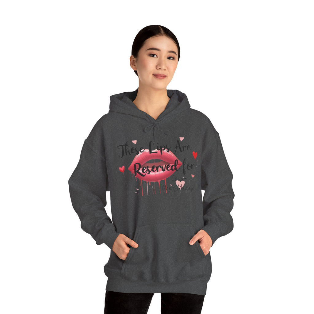 Personalized Hoodie. Lips, Valentine's Day