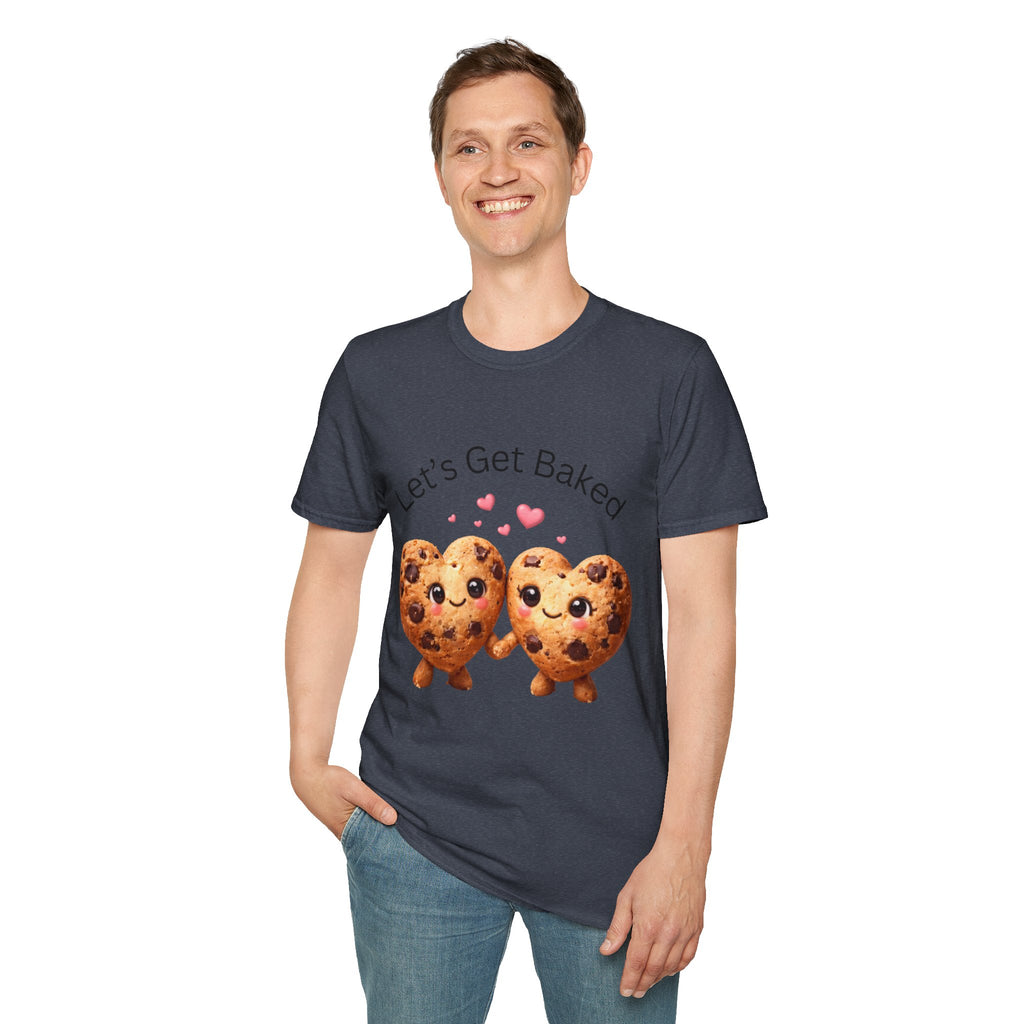 Let's Get Baked Cookie Hearts T-Shirt