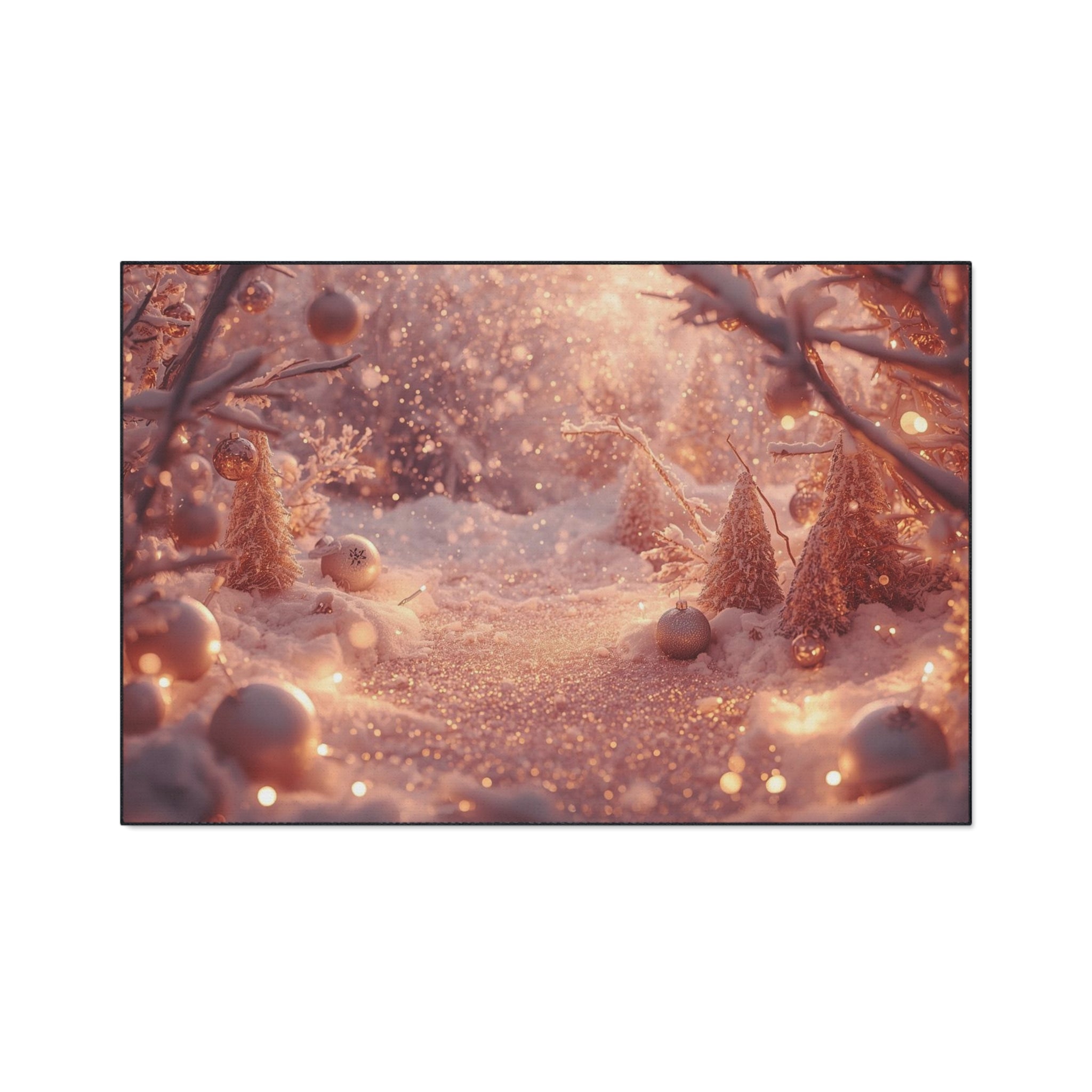 Holiday Winter Wonderland Heavy Duty Floor Mat