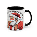 Coffee Mug - Santa Eating Cookie "I Do It For The Ho Ho Ho" Holiday Christmas Mug (11/15 oz)