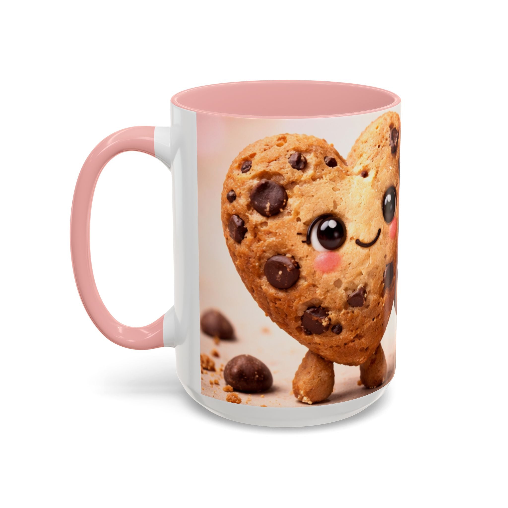Heart Chocolate Chip Cookies Mug | Accent Coffee Mug, Valentines