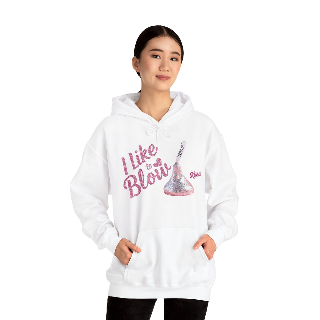 Personalized Valentines Hoodie, Kiss