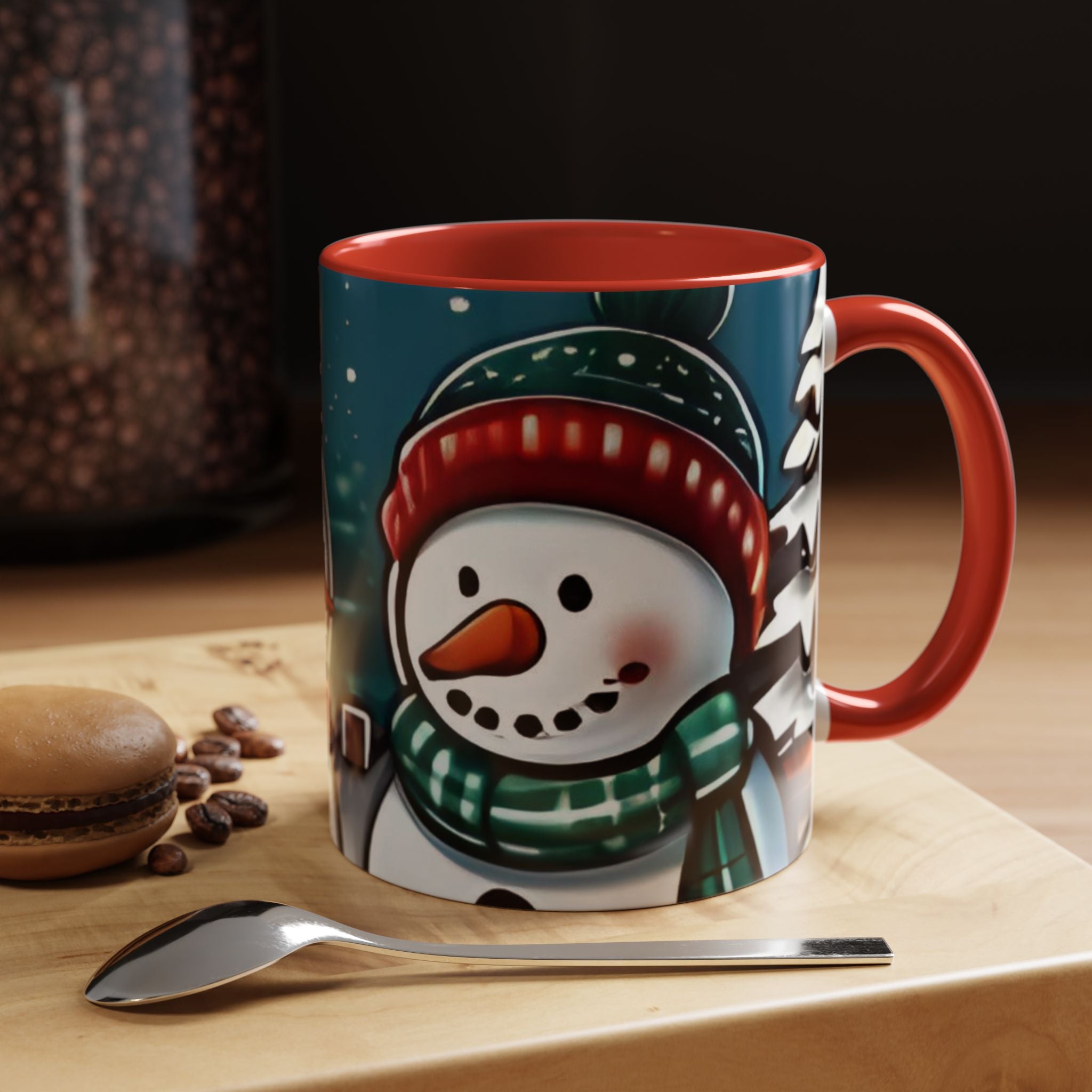 Cute Snowman Christmas Mug (11/15oz) - Winter Snowmen Christmas Mug