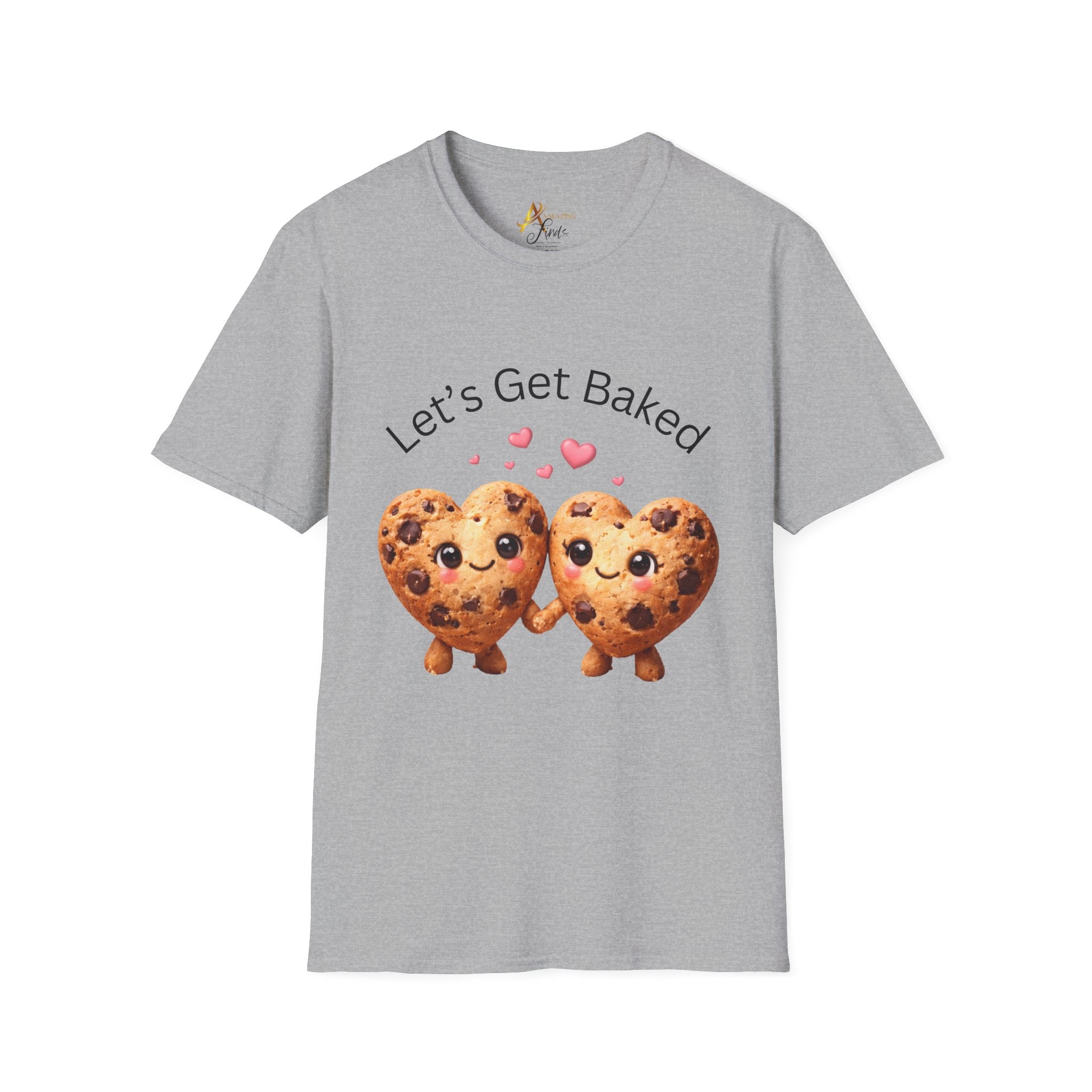 Let's Get Baked Cookie Hearts T-Shirt