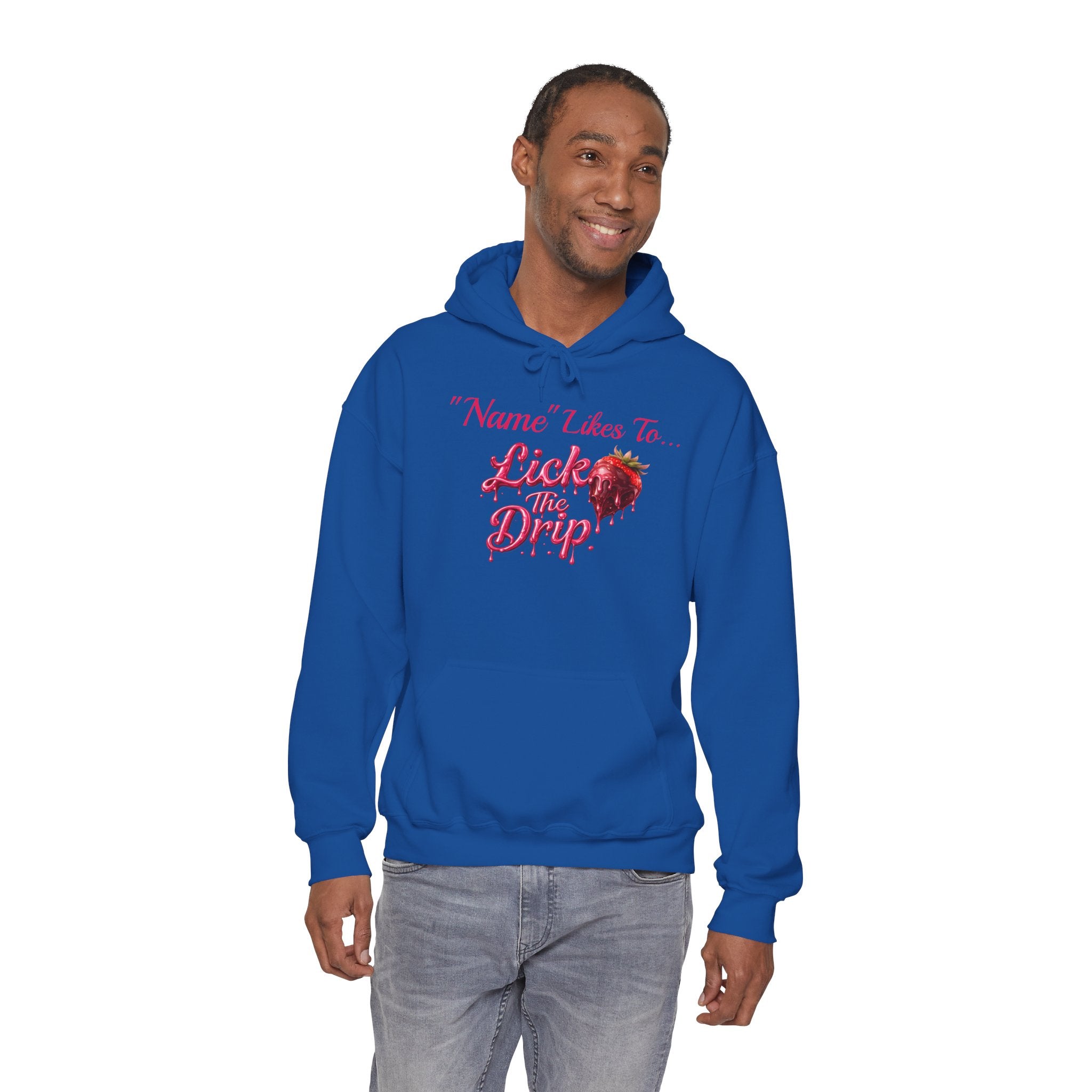 Personalized Hoodie - Valentine's Day "Lick The Drip"