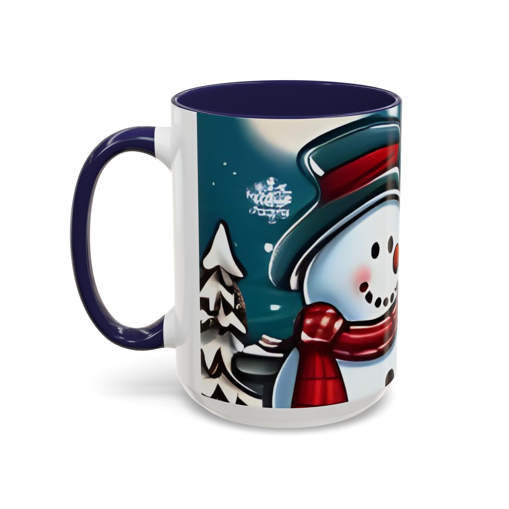 Cute Snowman Christmas Mug (11/15oz) - Winter Snowmen Christmas Mug
