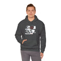 Adult Themed Santa In Bed Hoodie - 'I Come When You're Naughty' Christmas Attire
