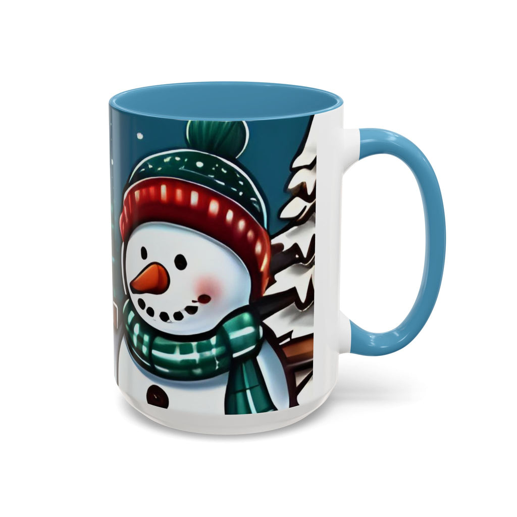 Cute Snowman Christmas Mug (11/15oz) - Winter Snowmen Christmas Mug