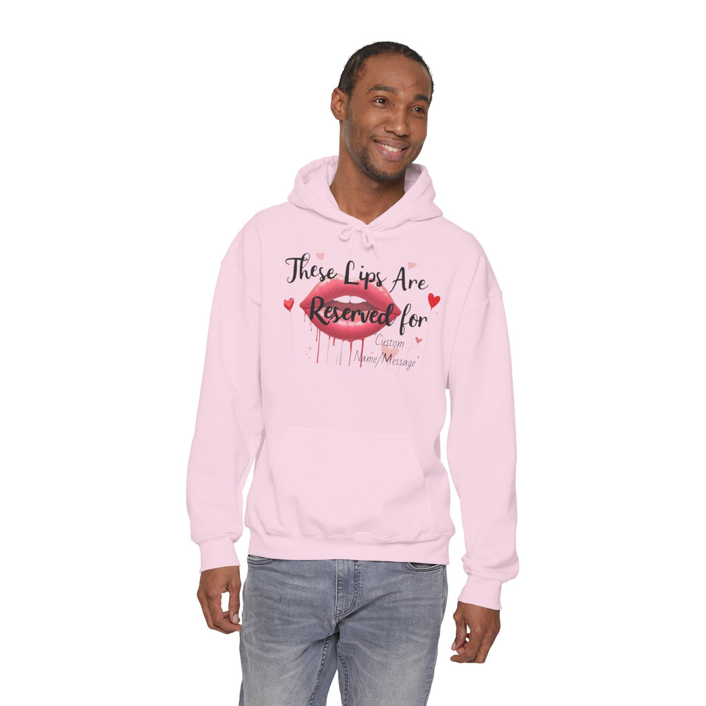 Personalized Hoodie. Lips, Valentine's Day