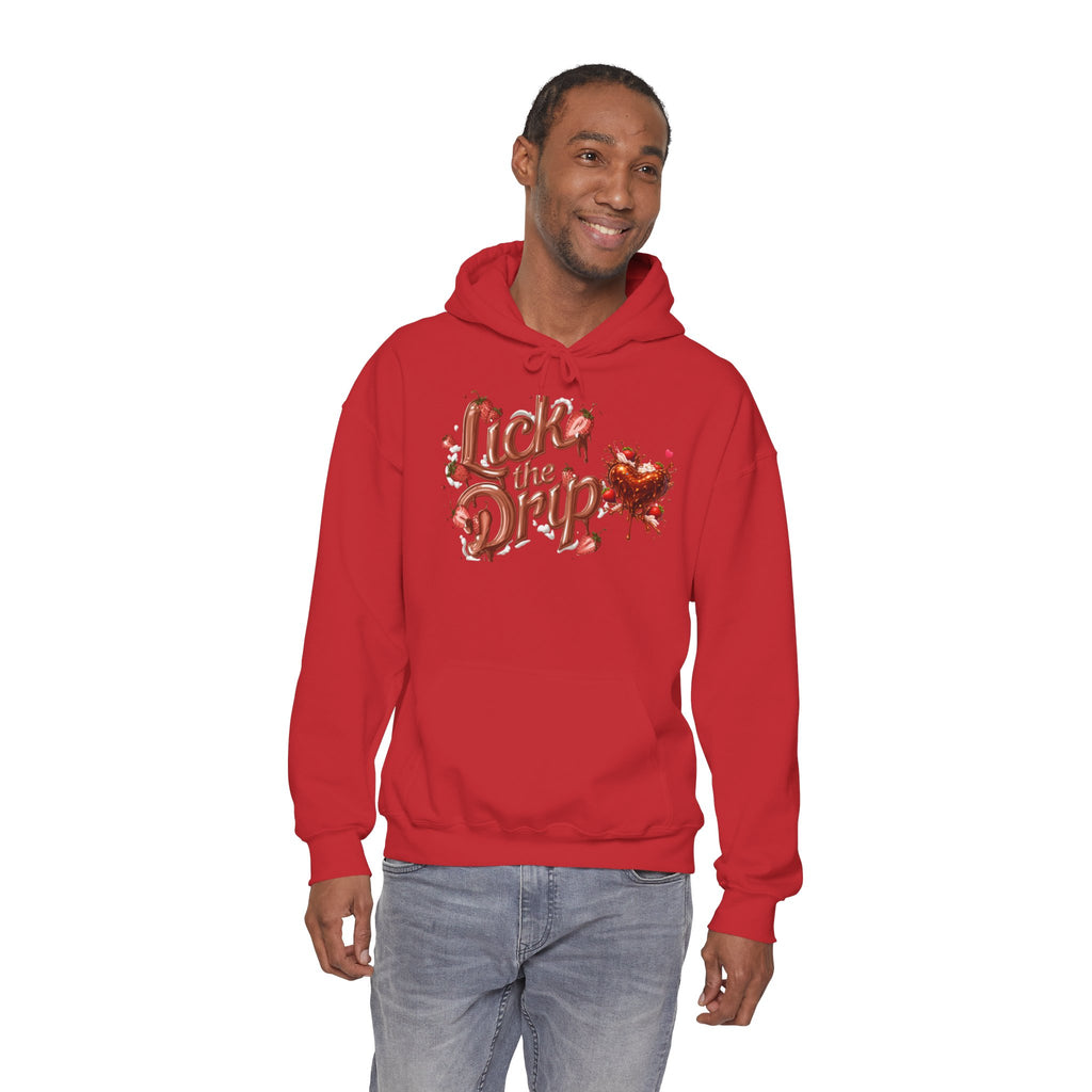 Dripping Heart Graphic Hoodie | Valentine's Day Heart Drip Design