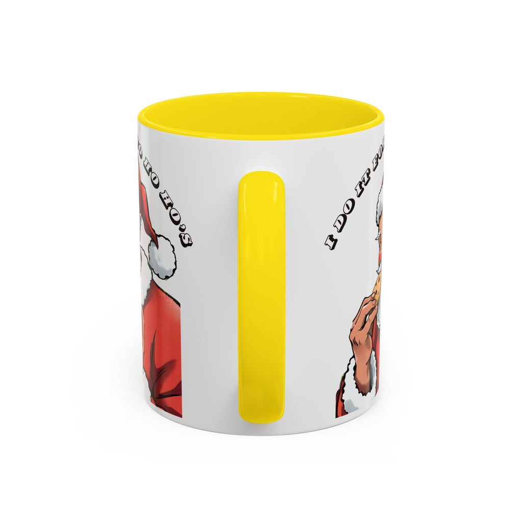 Coffee Mug - Santa Eating Cookie "I Do It For The Ho Ho Ho" Holiday Christmas Mug (11/15 oz)