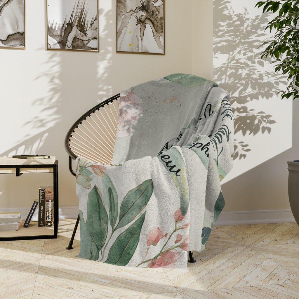 Personalized Keepsake Blanket — "A Love That Never Leaves"