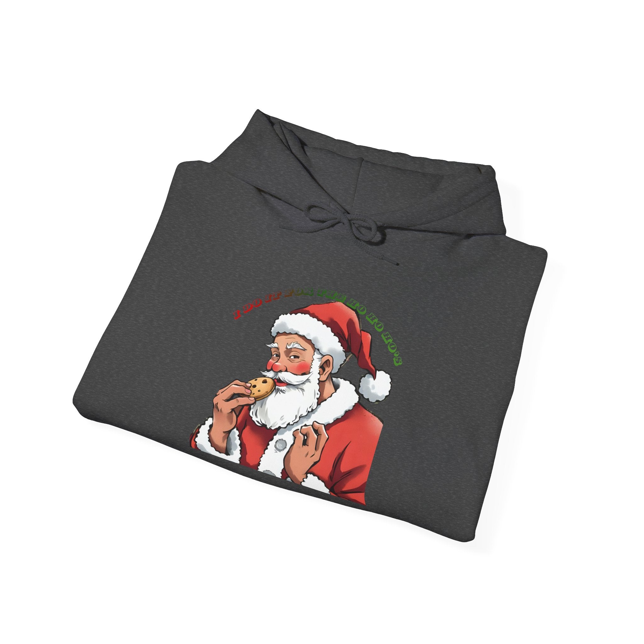 Adult Themed Santa Cookie Hoodie – 'I Do It For The Ho Ho Ho's' Christmas Attire