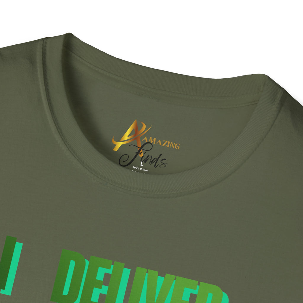 Adult Themed Santa T-Shirt - 'I Deliver All Night Long' Christmas Attire