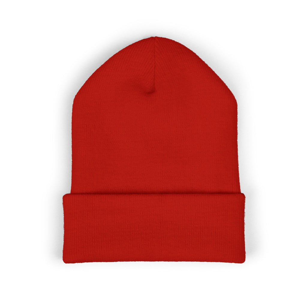 Embroidered "Happy Father's Day" Cuffed Beanie — Personalized Dad Gift