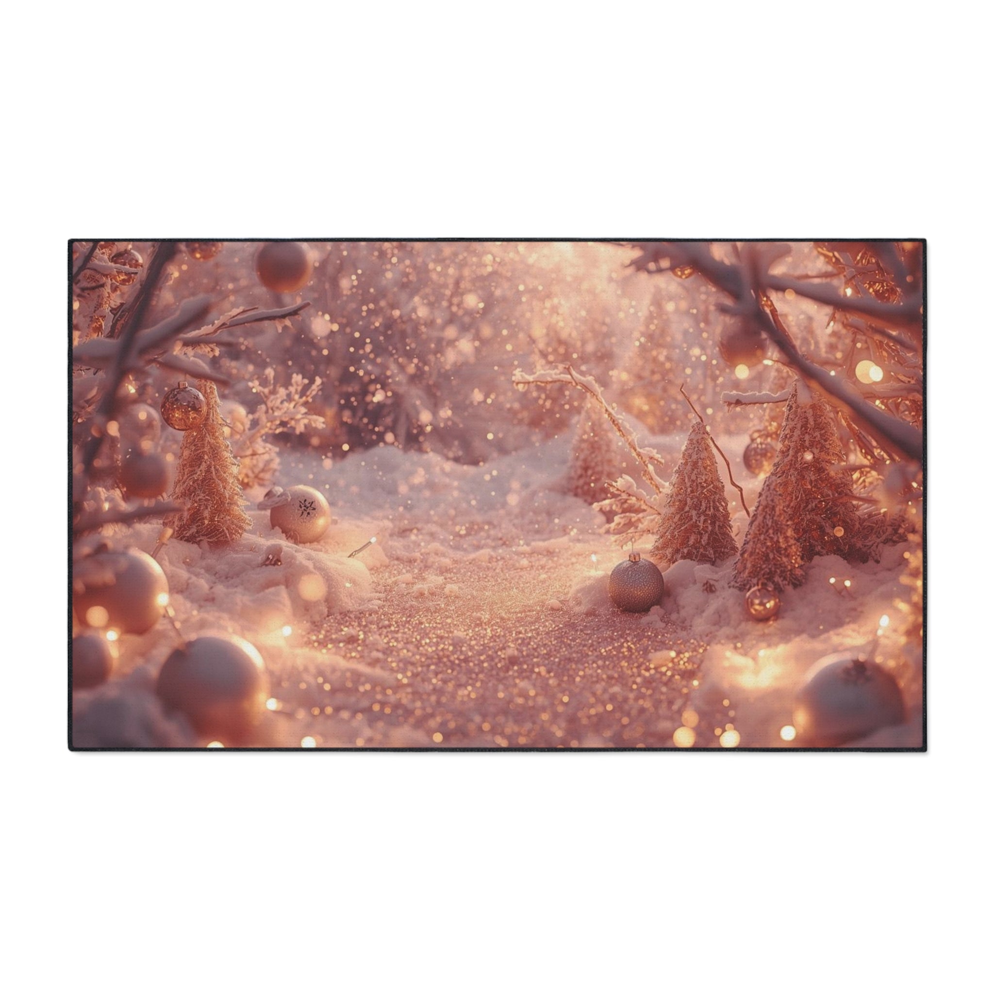 Holiday Winter Wonderland Heavy Duty Floor Mat