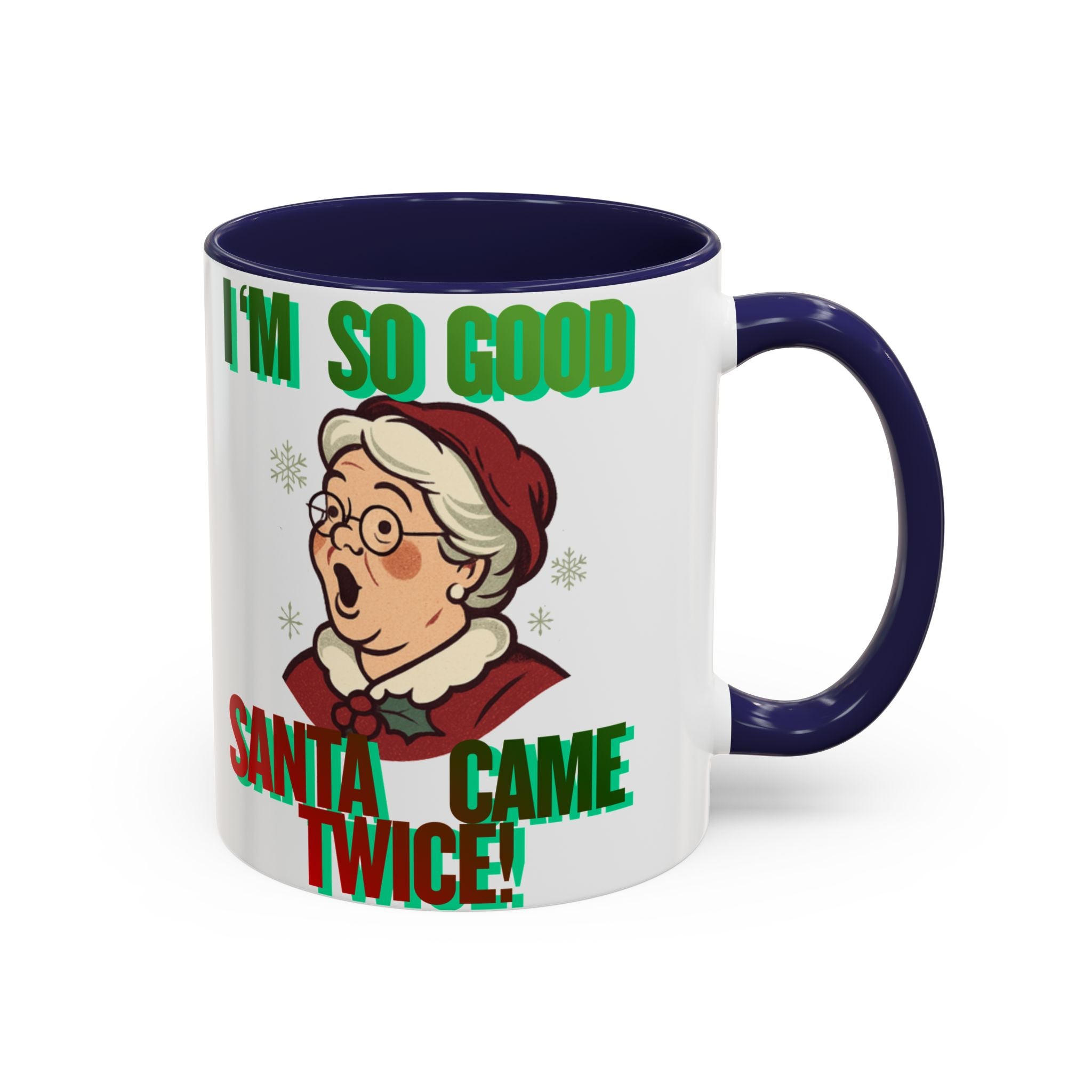 Naughty Mr. & Mrs. Clause Christmas Coffee Mug