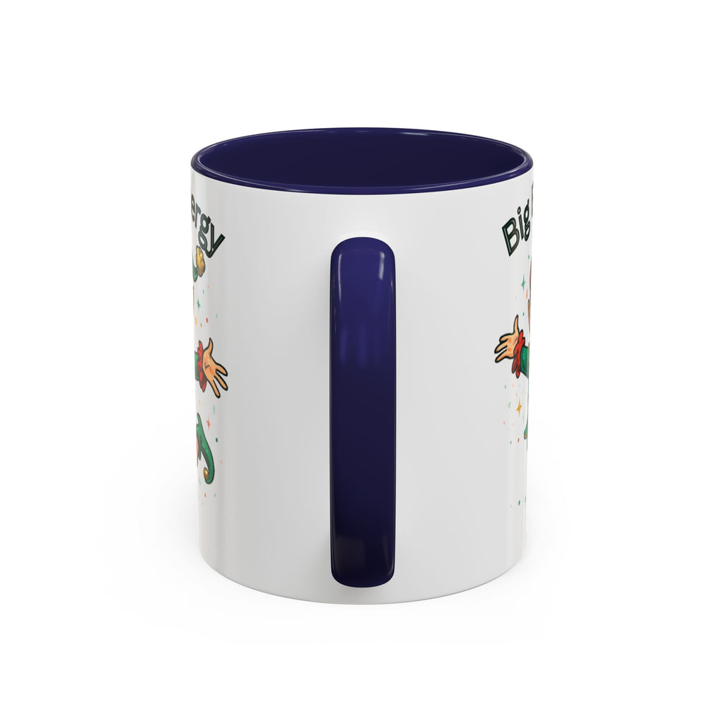 Big Elf Energy Coffee Mug — Holiday Christmas Elf Accent Mug (11/15oz)