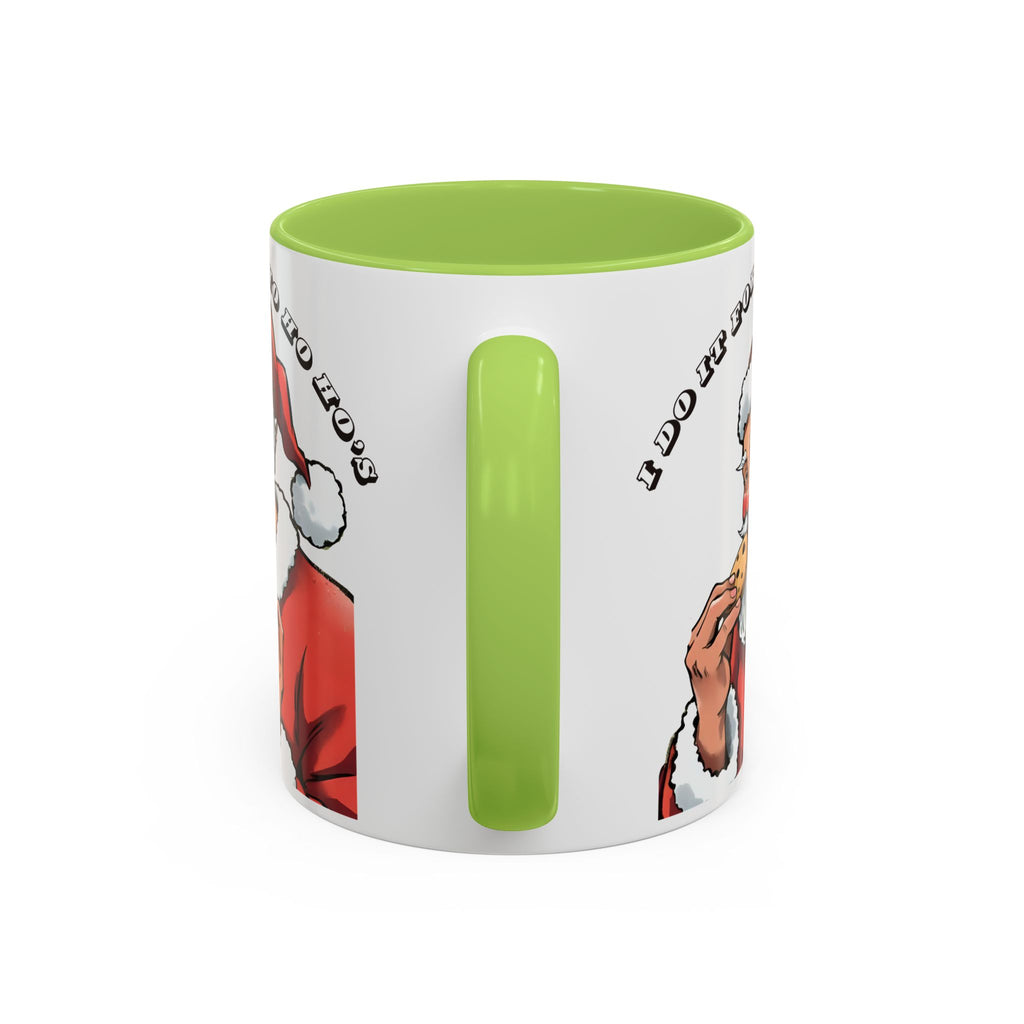 Coffee Mug - Santa Eating Cookie "I Do It For The Ho Ho Ho" Holiday Christmas Mug (11/15 oz)