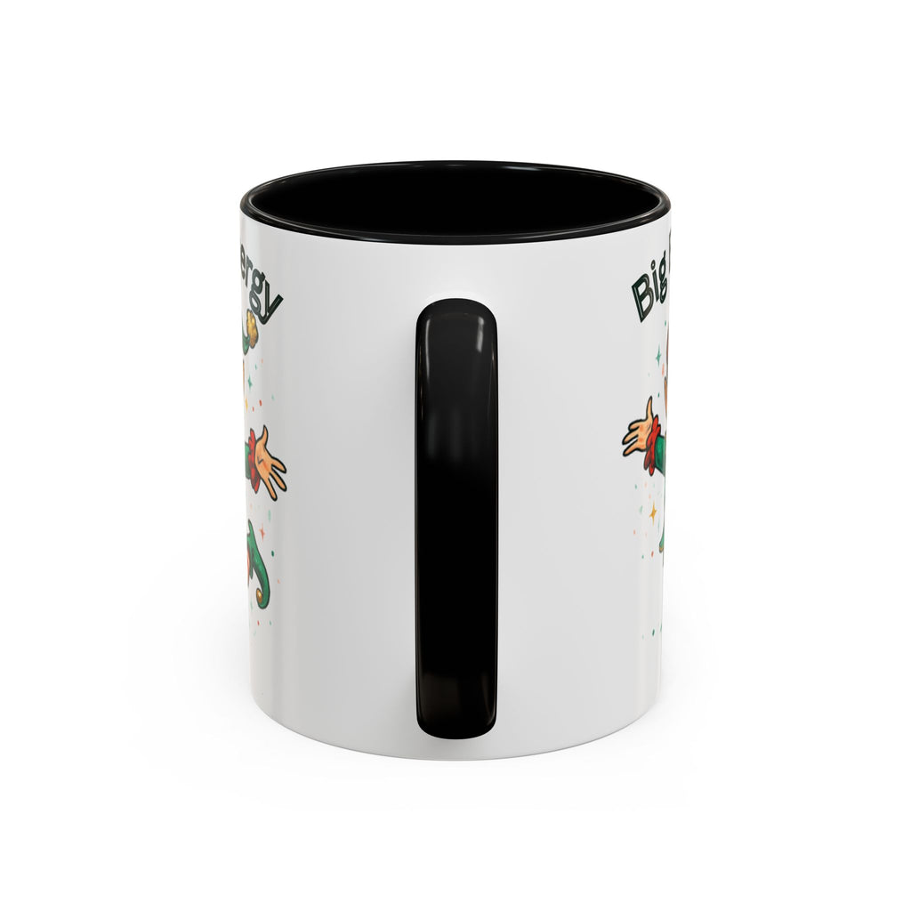 Big Elf Energy Coffee Mug — Holiday Christmas Elf Accent Mug (11/15oz)
