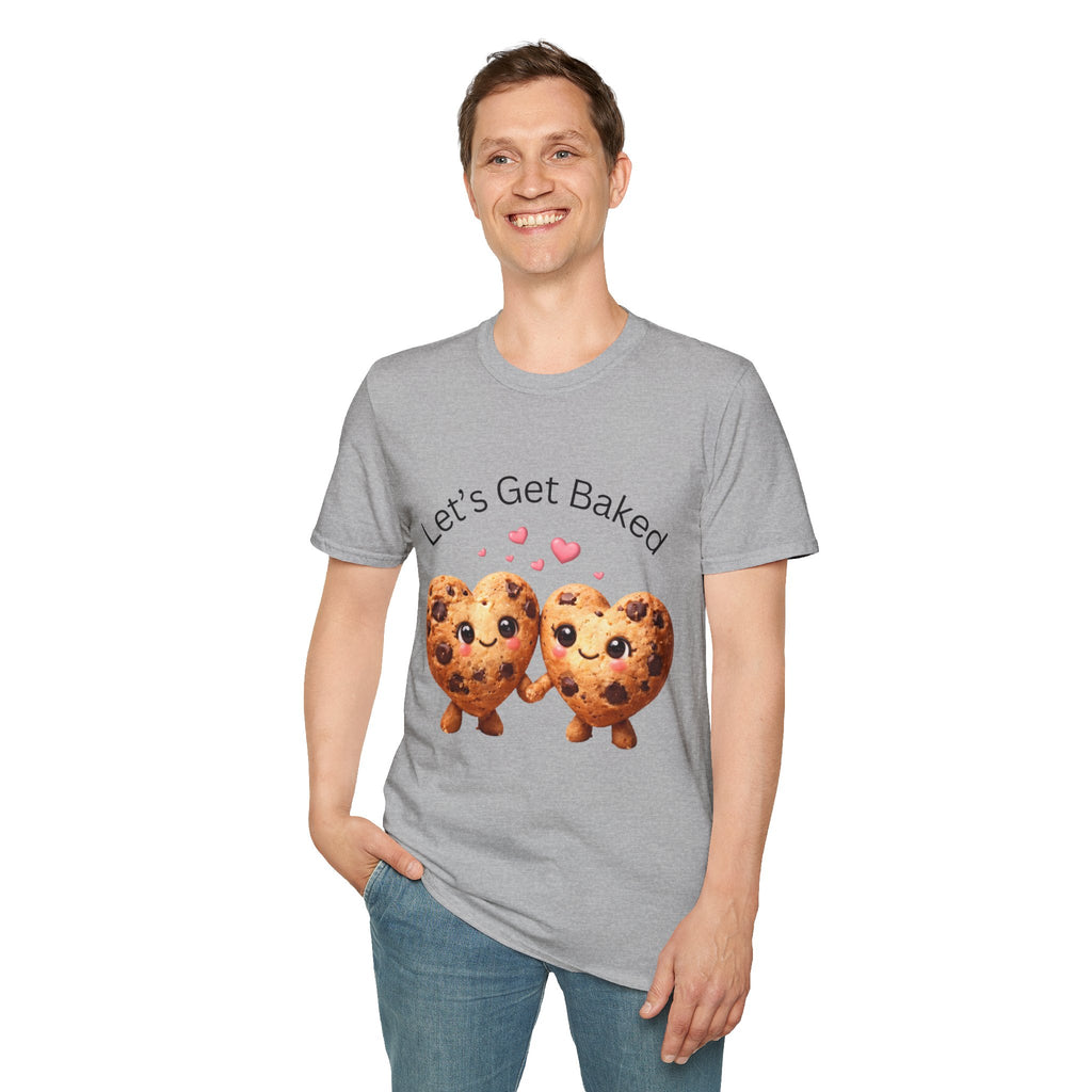 Let's Get Baked Cookie Hearts T-Shirt