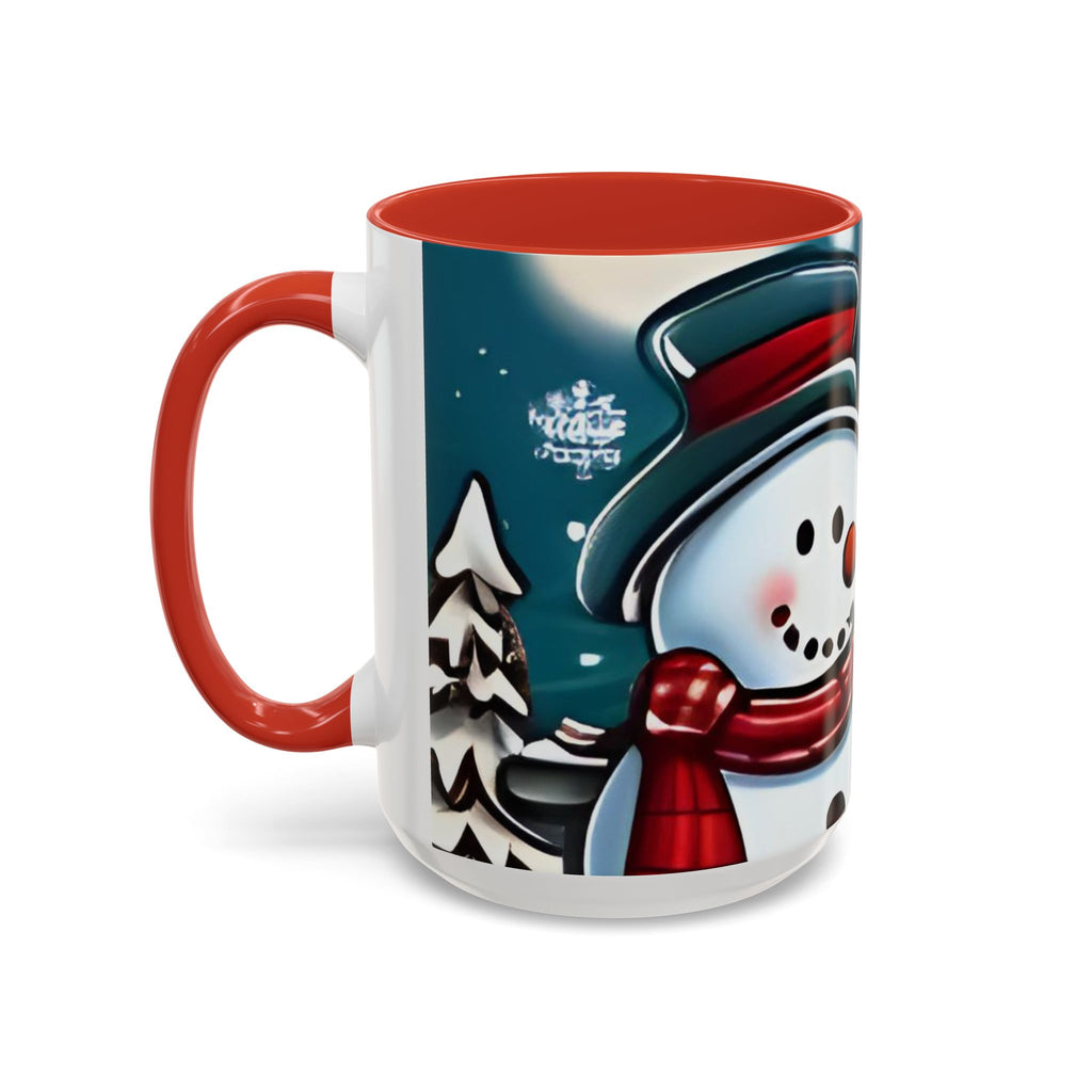 Cute Snowman Christmas Mug (11/15oz) - Winter Snowmen Christmas Mug
