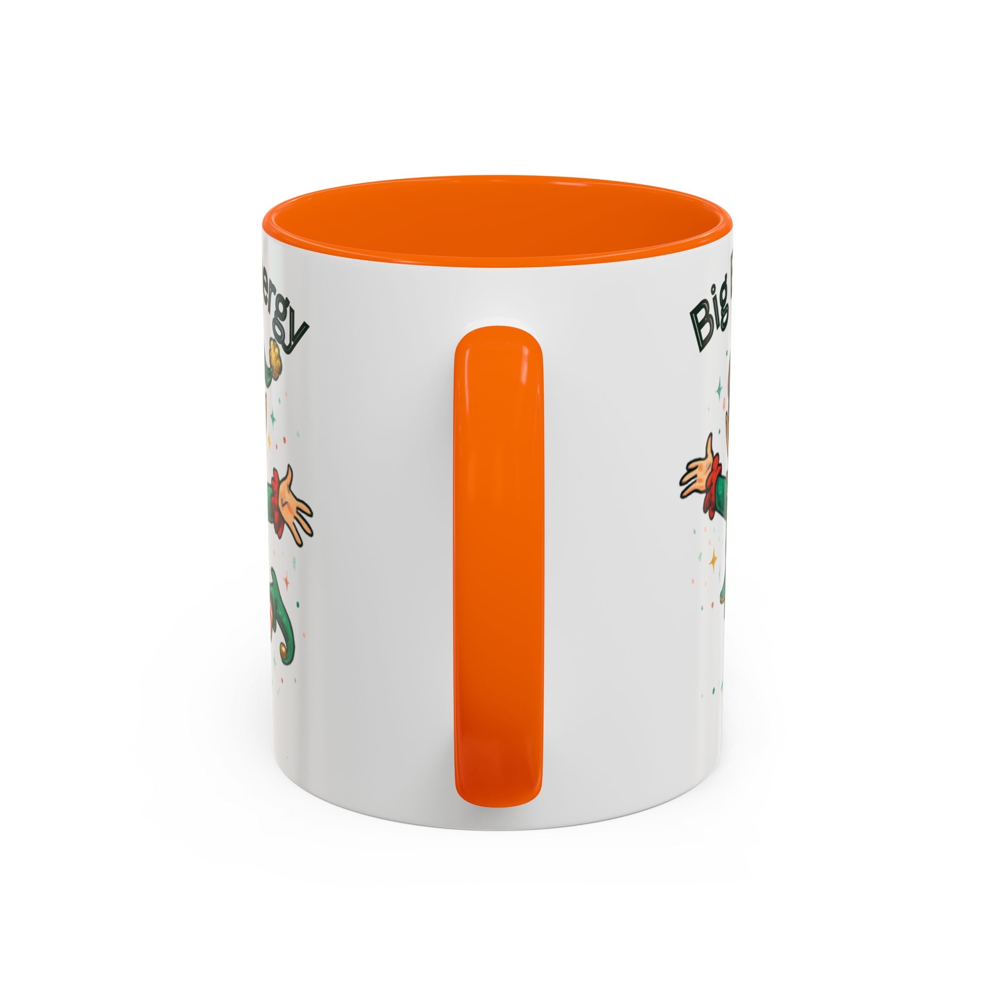 Big Elf Energy Coffee Mug — Holiday Christmas Elf Accent Mug (11/15oz)