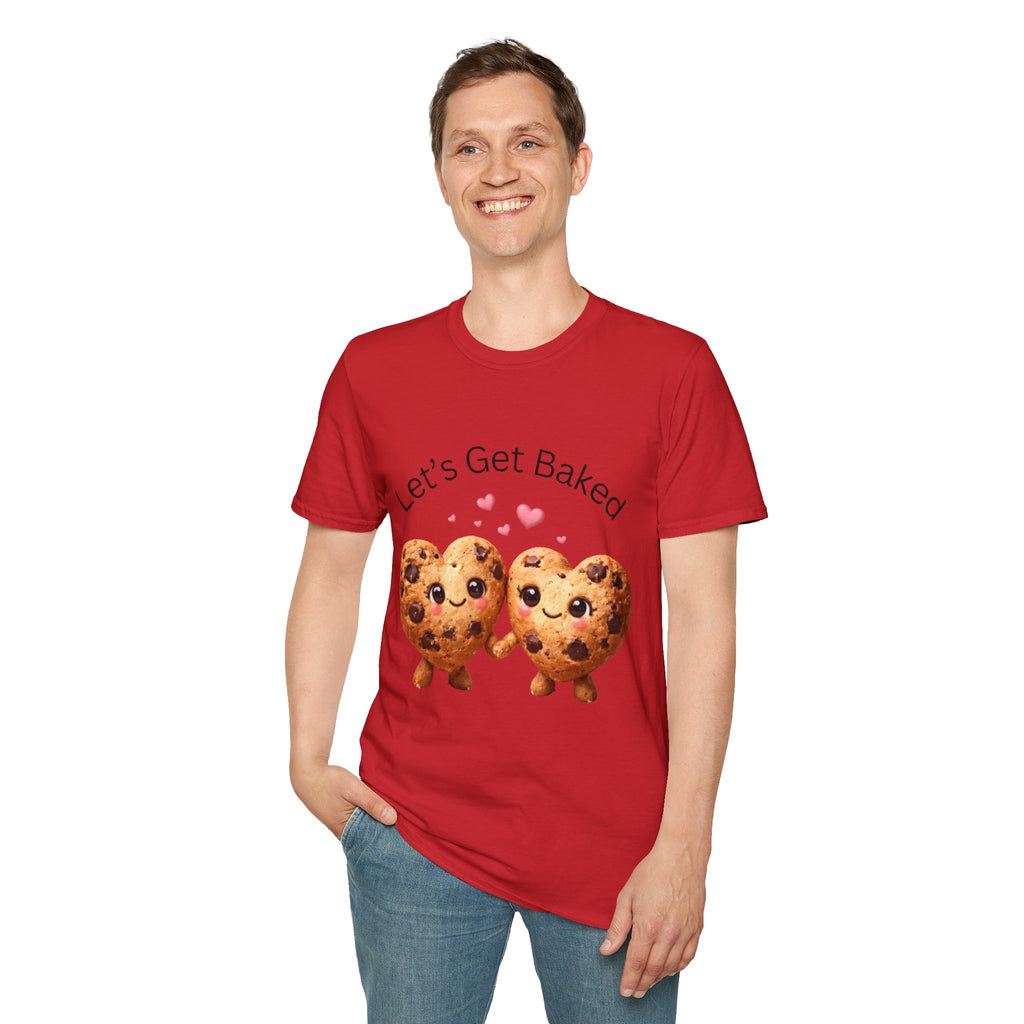 Let's Get Baked Cookie Hearts T-Shirt