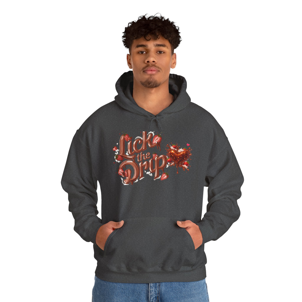 Dripping Heart Graphic Hoodie | Valentine's Day Heart Drip Design