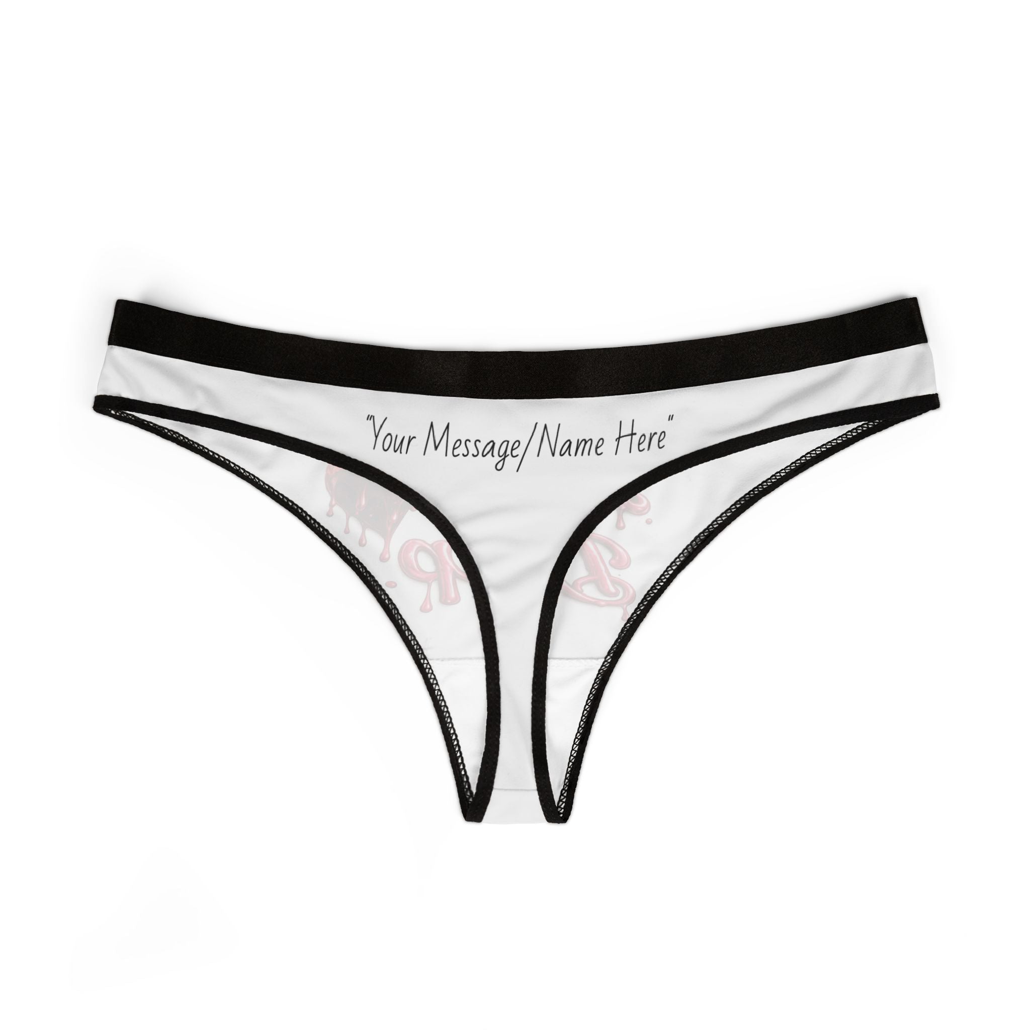Women's Thong 'Lick the Drip' – Sexy Strawberry Graphic Panty