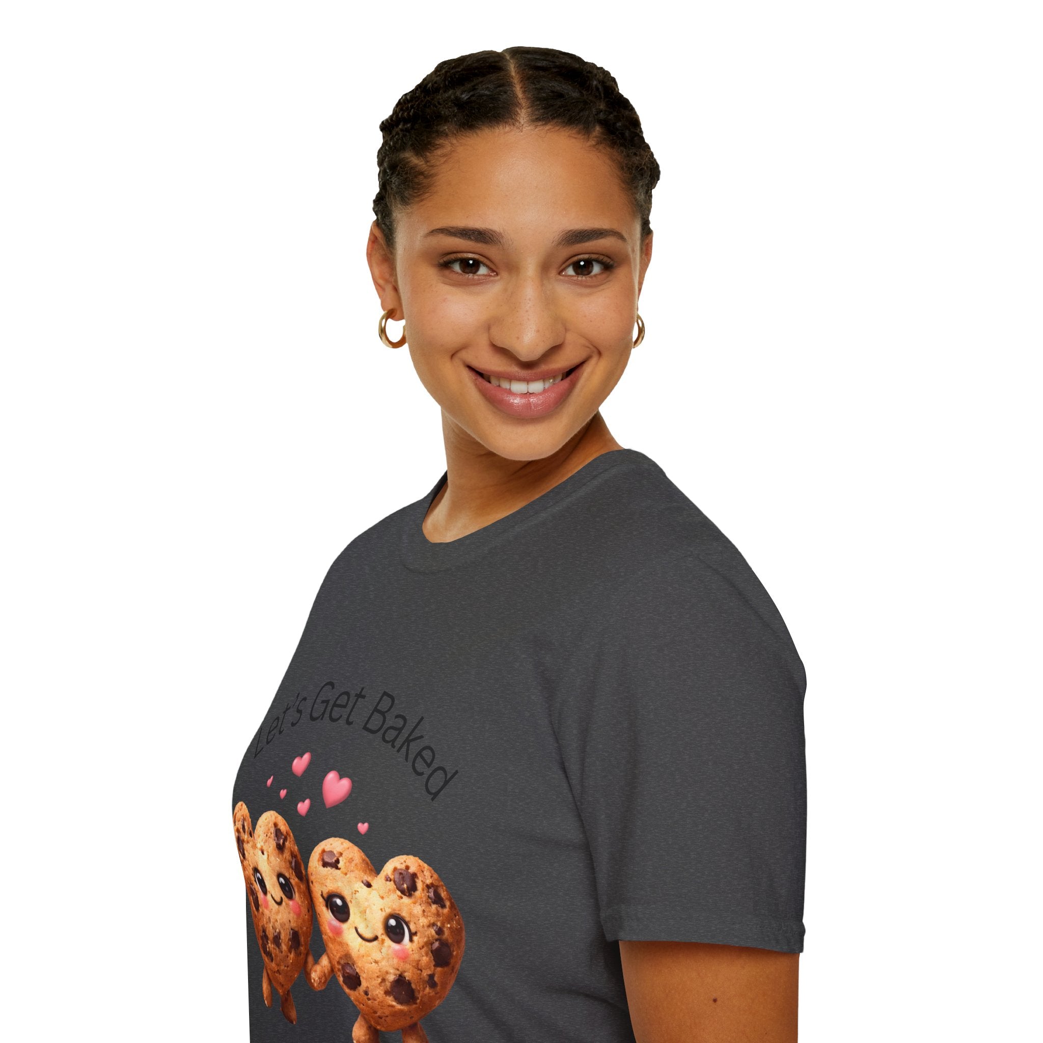 Let's Get Baked Cookie Hearts T-Shirt