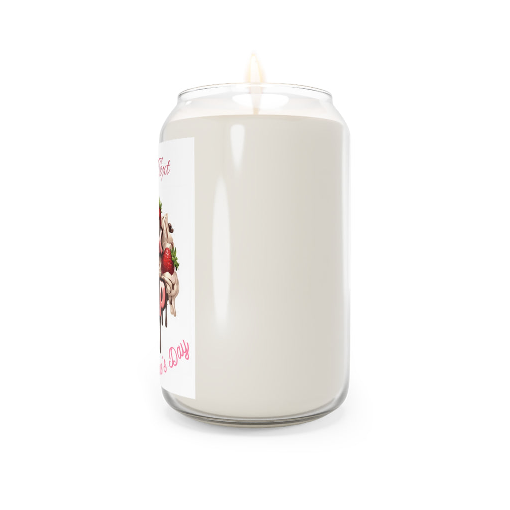 Valentine’s ‘Lick the Drip’ Scented Soy Candle — 13.75oz, Custom Text