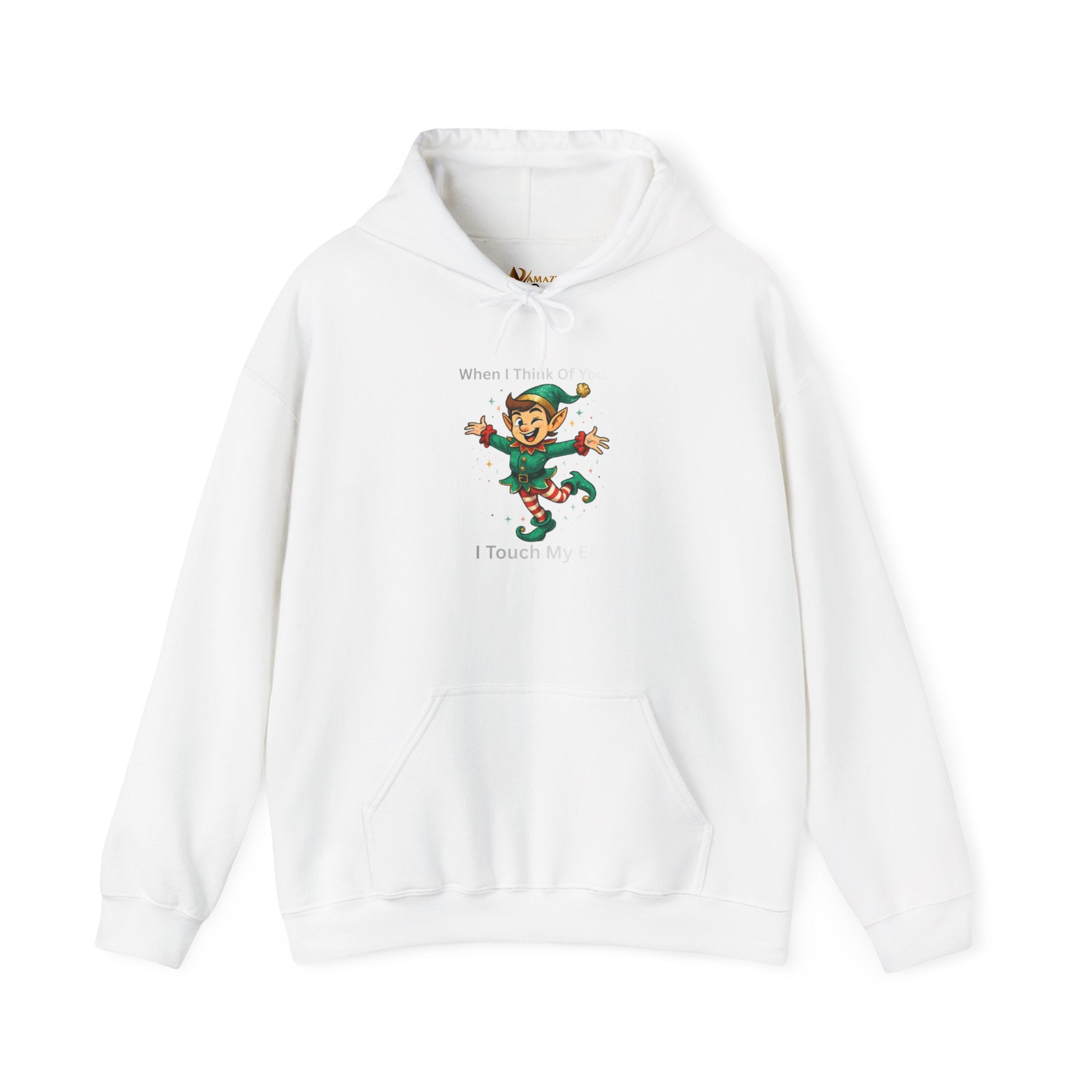 Christmas Elf Hoodie — Cute Dancing Elf 'When I See Tinsel' Holiday Sweatshirt