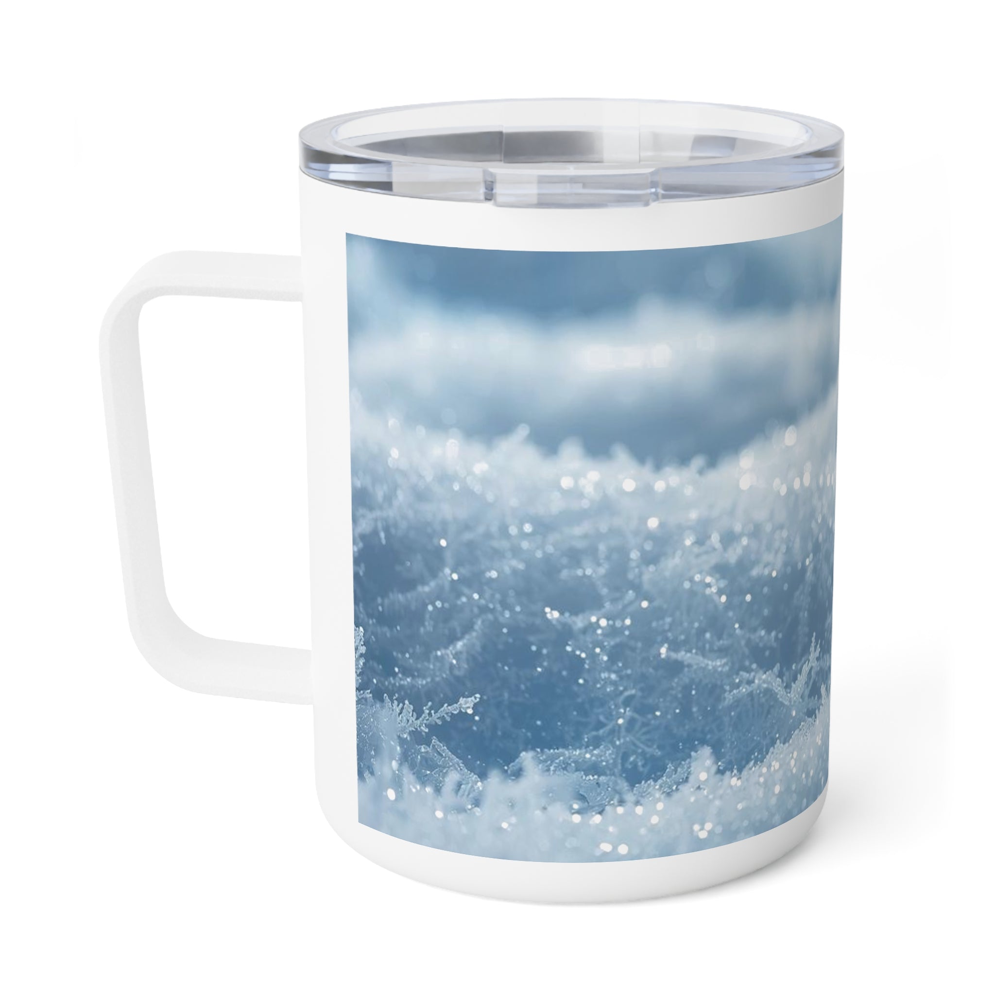 10oz Insulated Coffee Mug - Frosty Snow