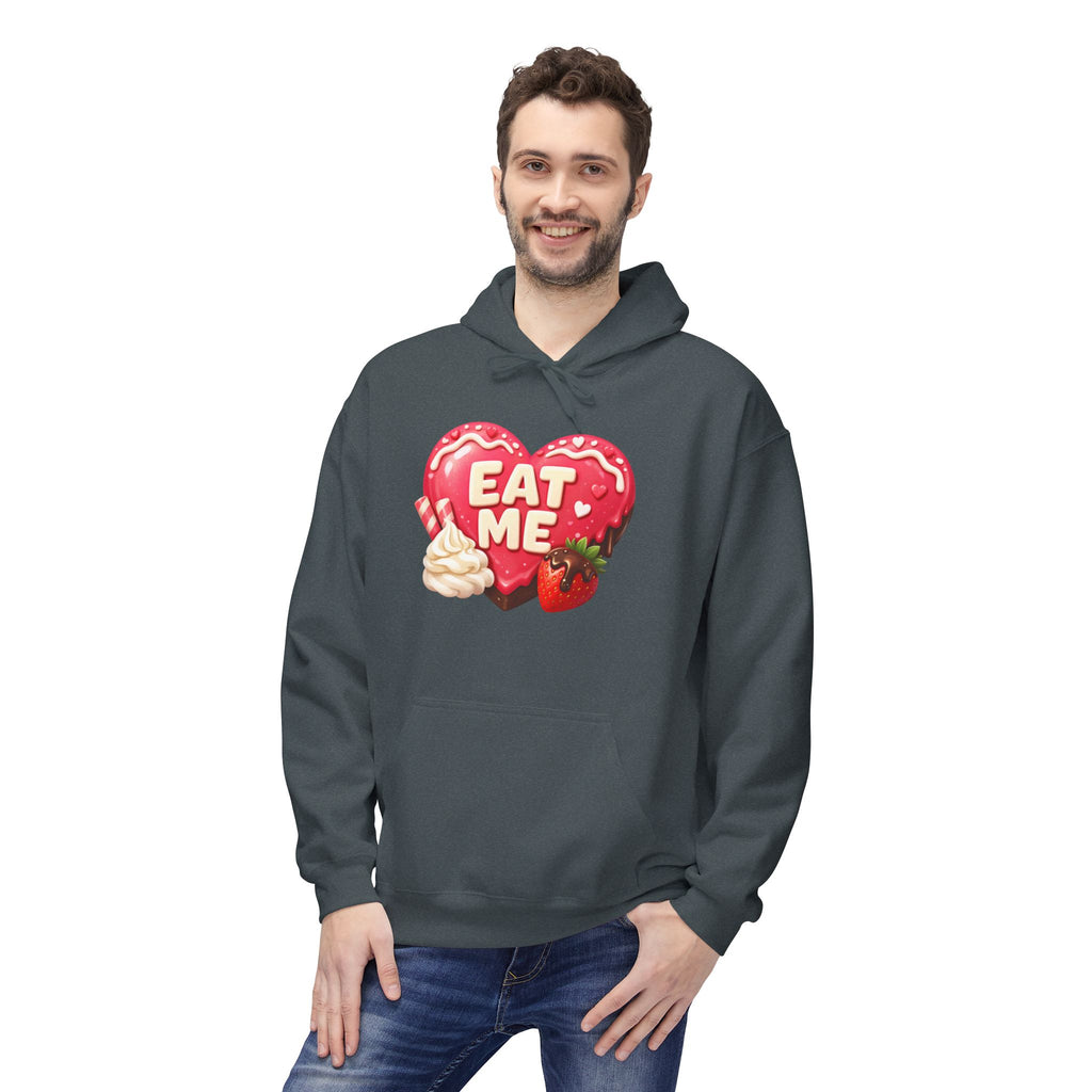 Valentine’s 'Eat Me' Strawberry Donut Hoodie — Cute Heart Pullover