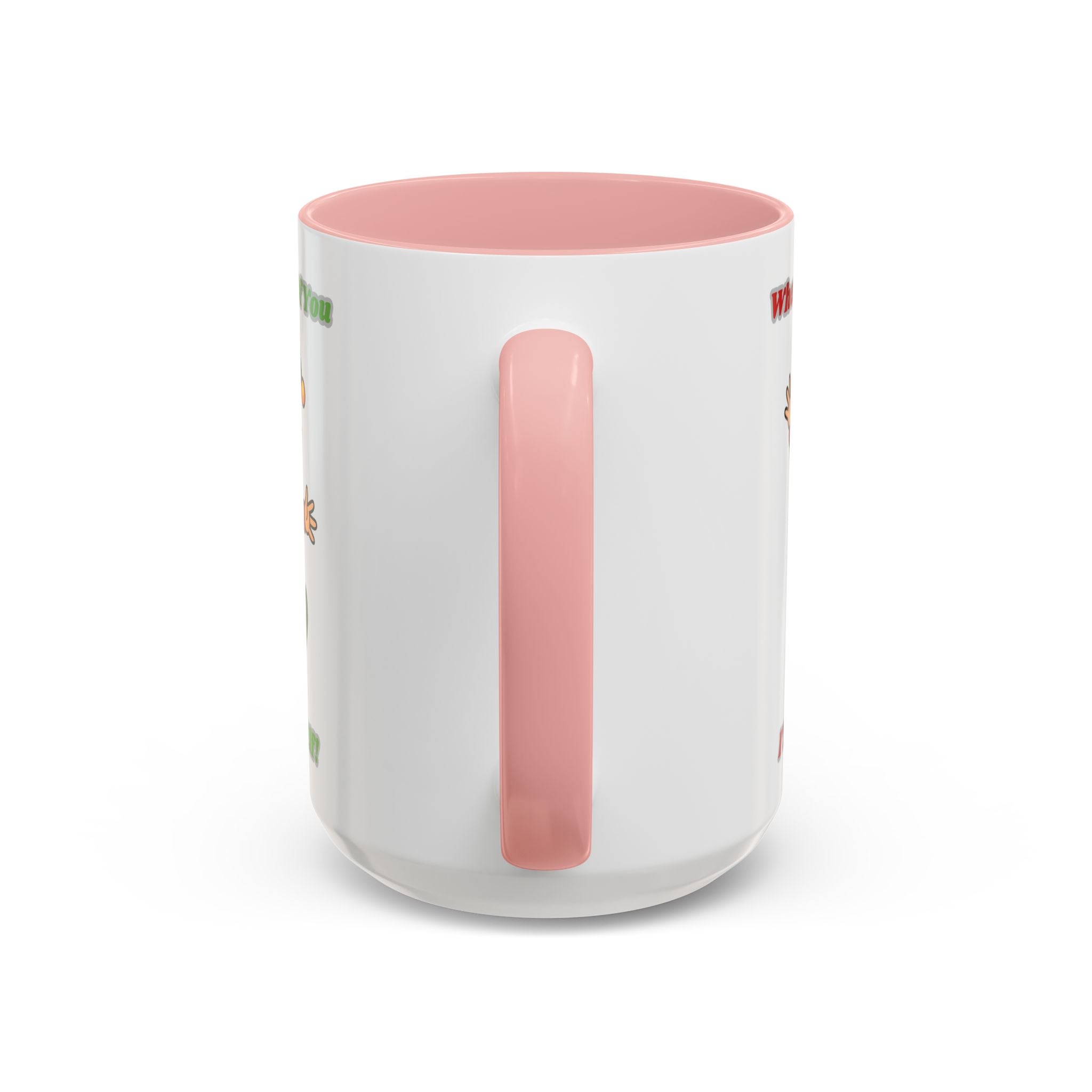 When I Think Of You I Touch My Elf Mug — Funny Christmas Coffee Cup (11/15oz)