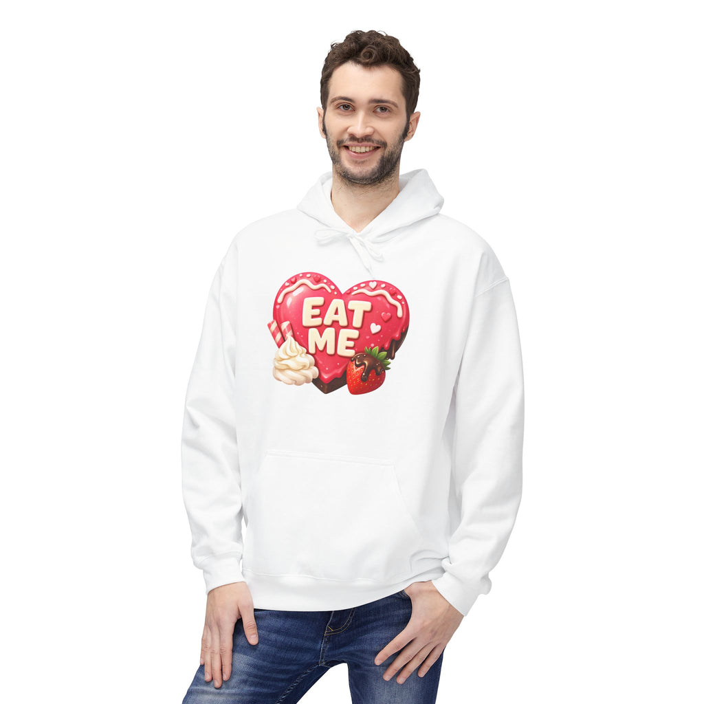 Valentine’s 'Eat Me' Strawberry Donut Hoodie — Cute Heart Pullover