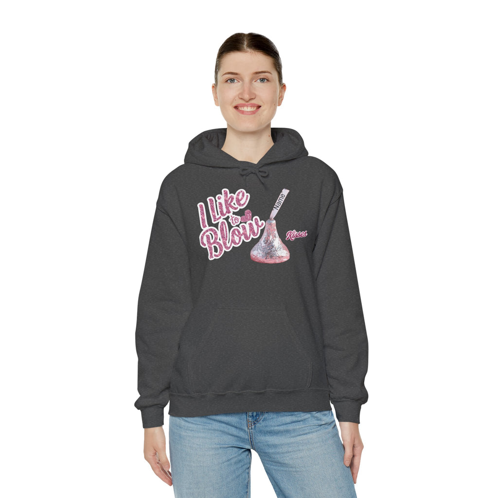 Personalized Valentines Hoodie, Kiss