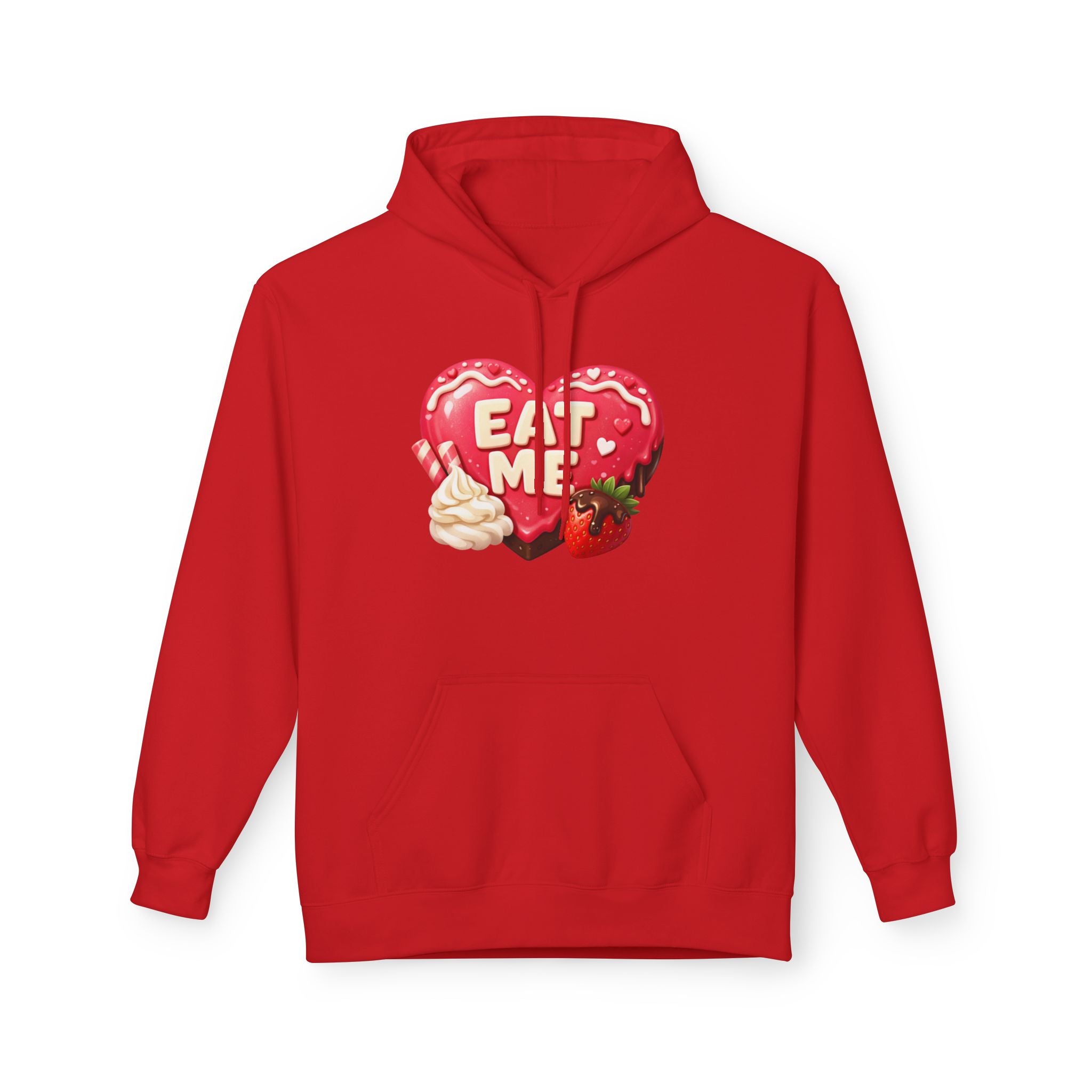Valentine’s 'Eat Me' Strawberry Donut Hoodie — Cute Heart Pullover
