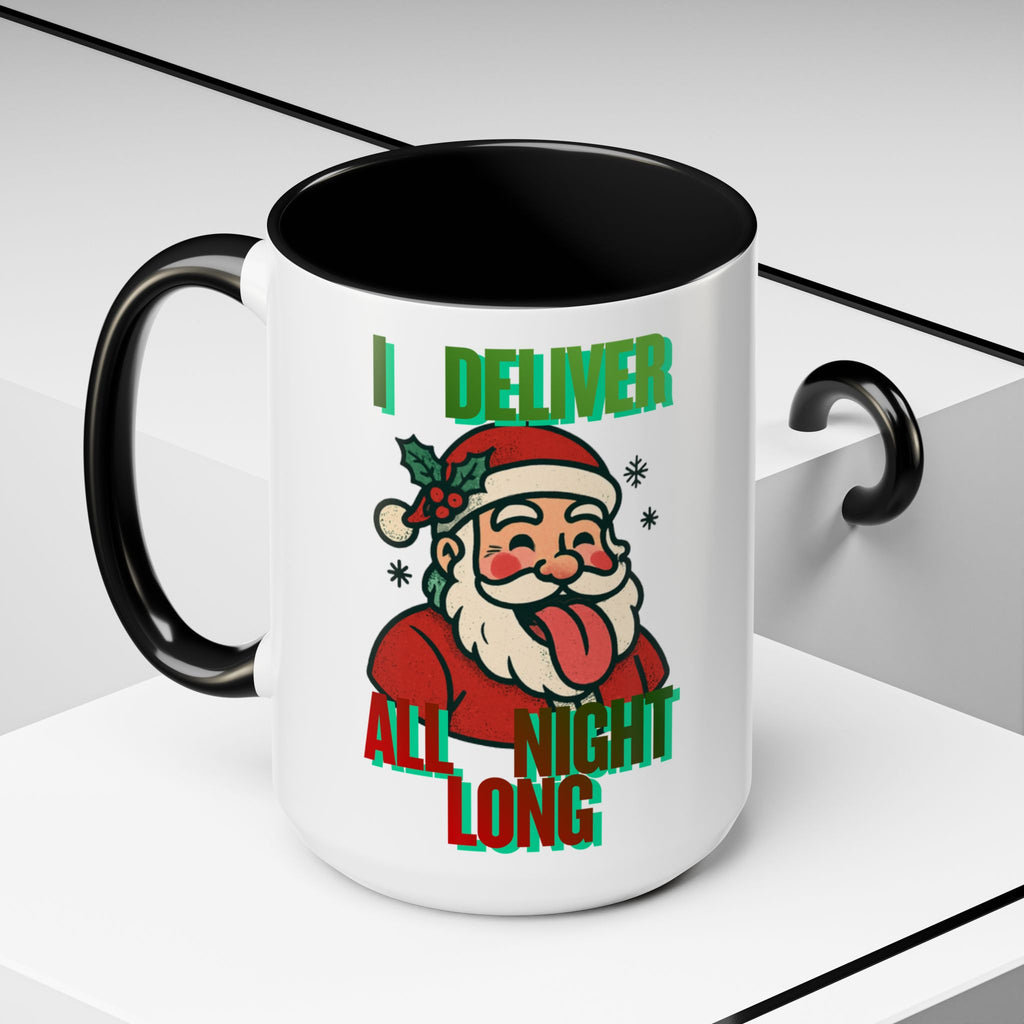 Naughty Mr. & Mrs. Clause Christmas Coffee Mug