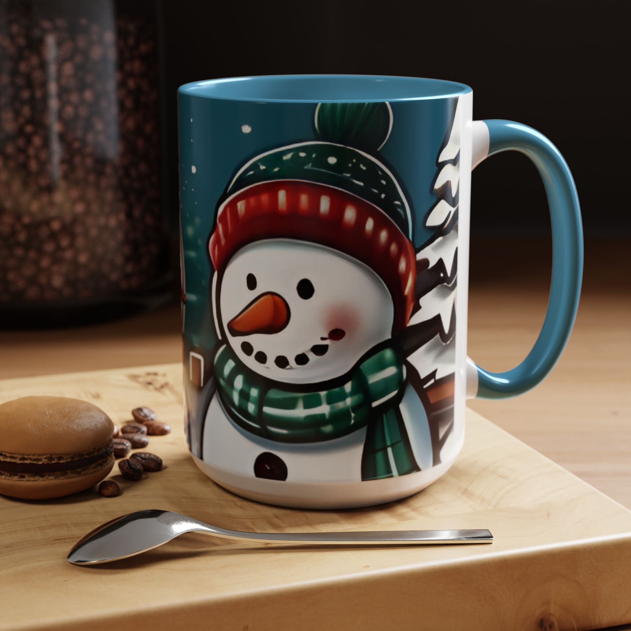 Cute Snowman Christmas Mug (11/15oz) - Winter Snowmen Christmas Mug