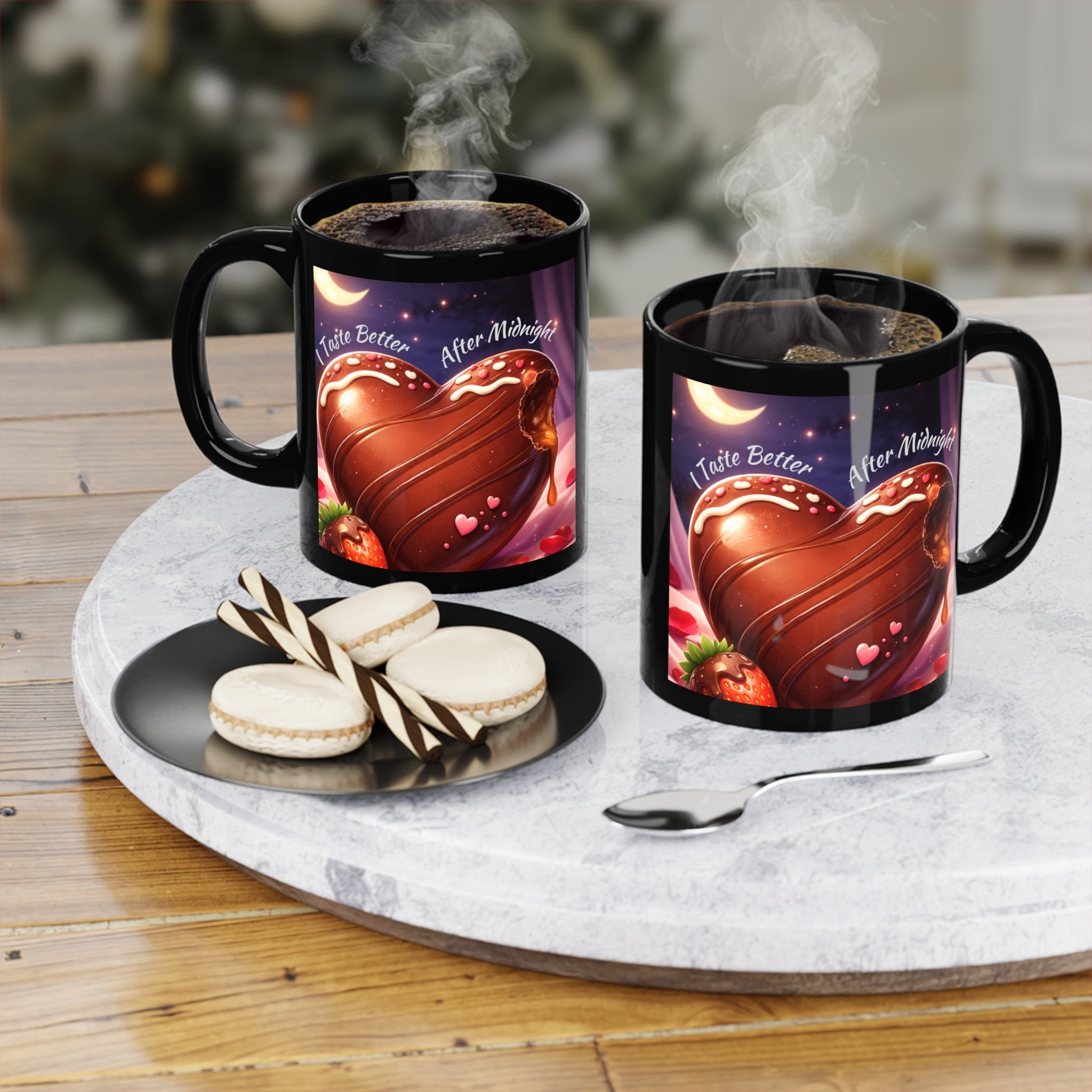 I Taste Better After Midnight — 11oz Black Coffee Mug