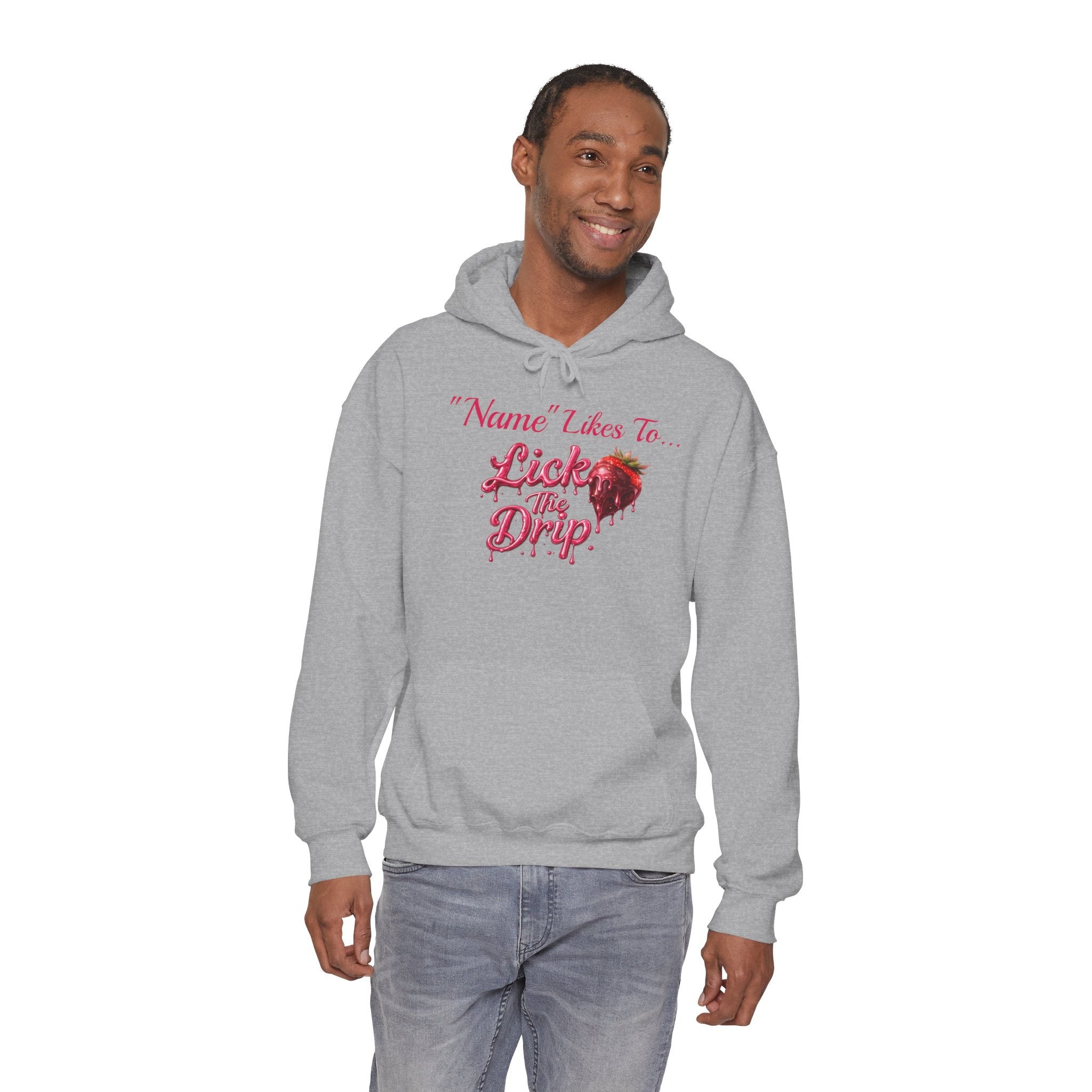 Personalized Hoodie - Valentine's Day "Lick The Drip"