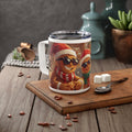 10oz Insulated Coffee Mug — Cool Gingerbread Holiday Coffee Tumbler