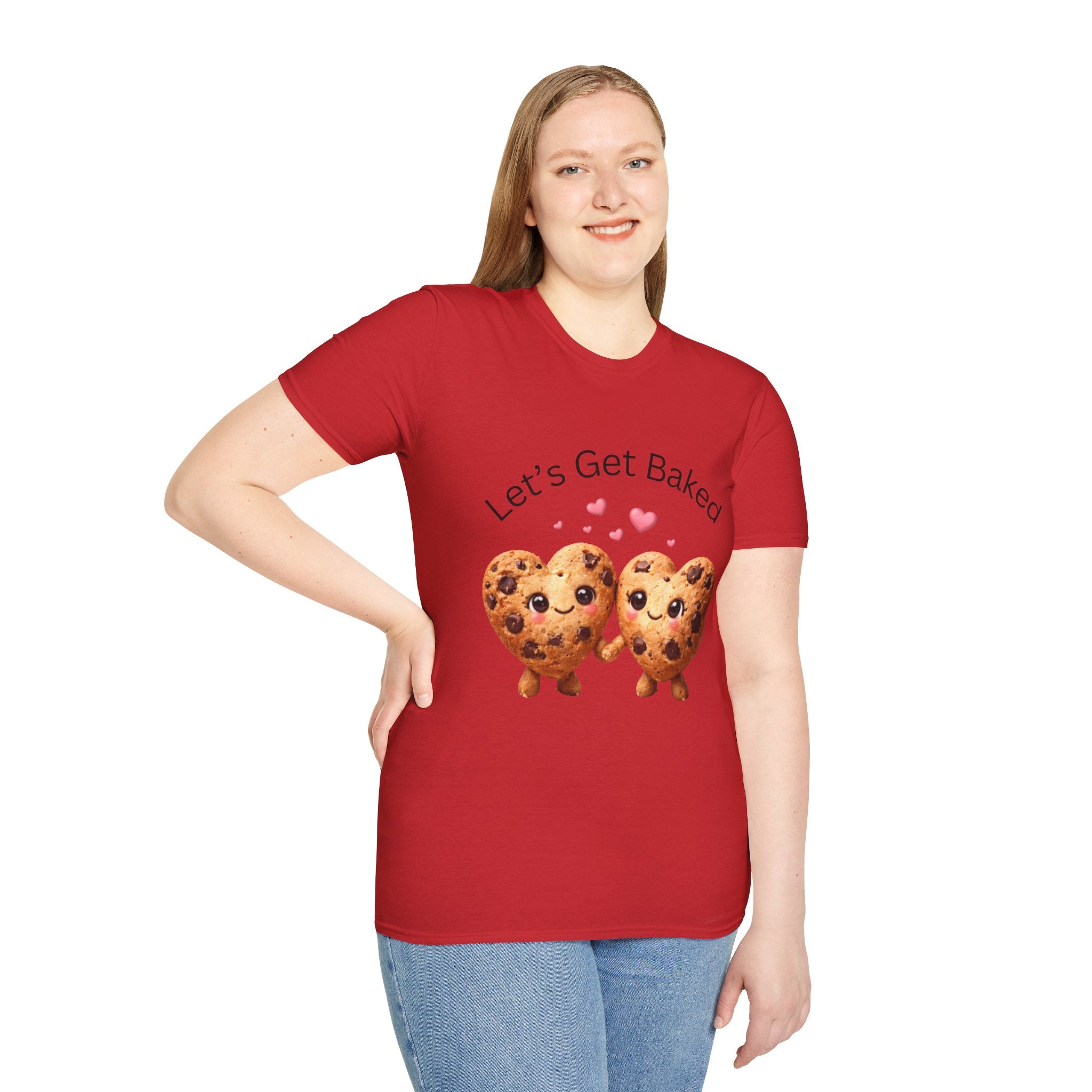 Let's Get Baked Cookie Hearts T-Shirt