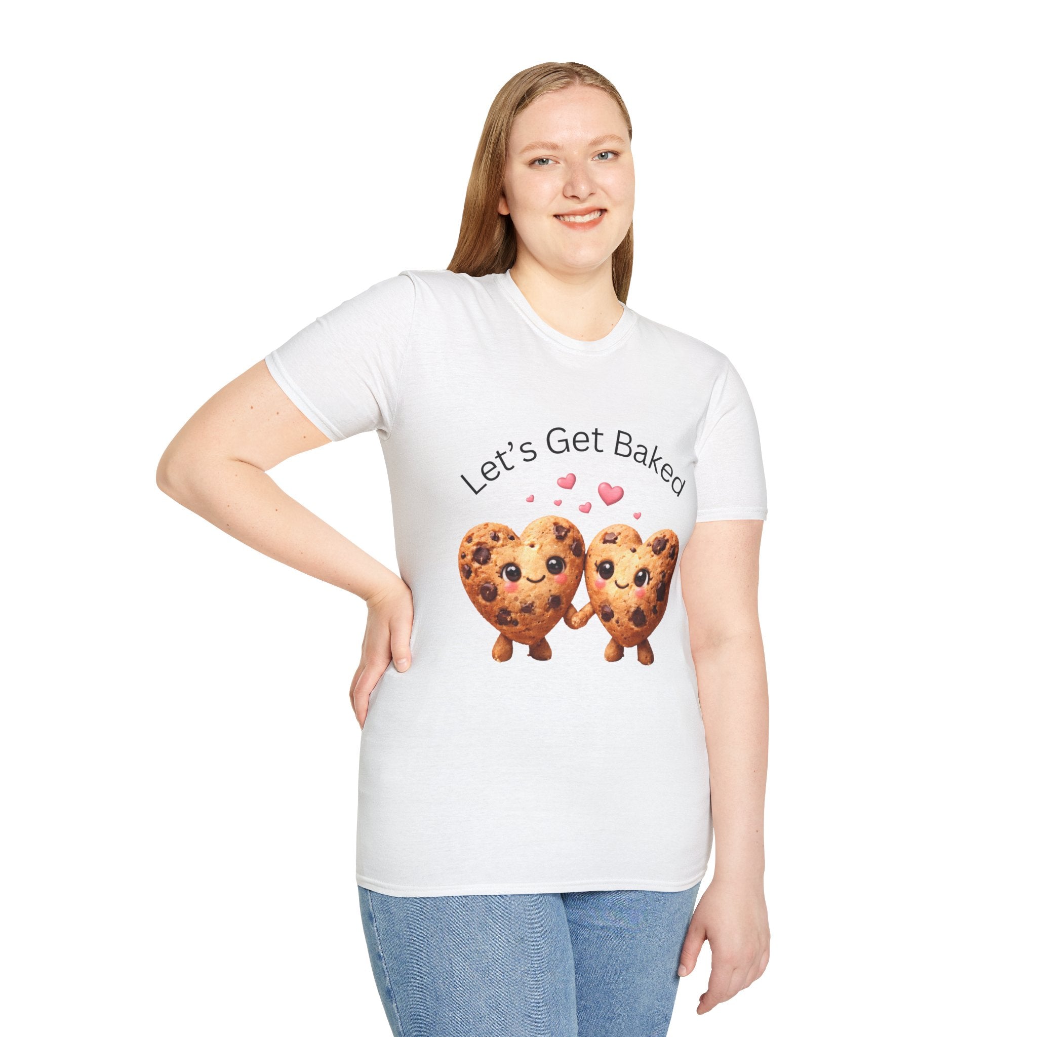 Let's Get Baked Cookie Hearts T-Shirt