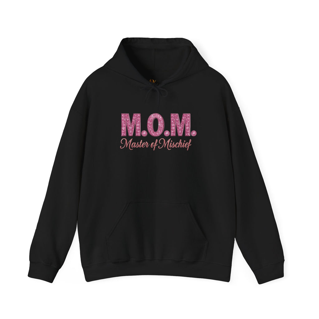 Mom Hoodie — "M.O.M. Master of Mischief" Graphic Mother's Day Pullover