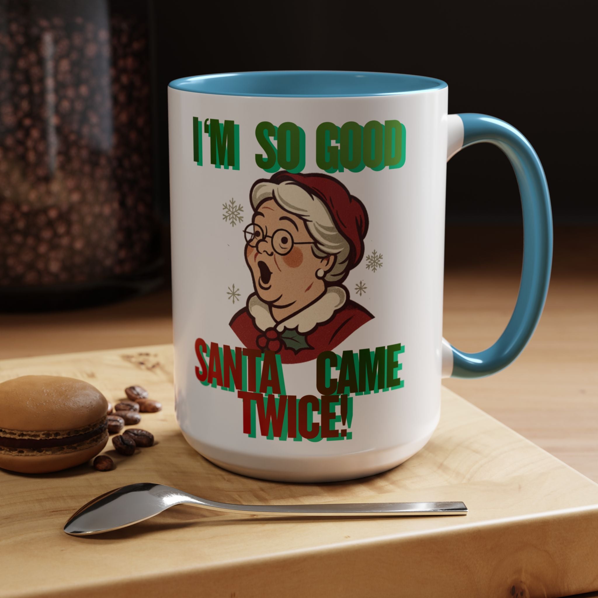 Naughty Mr. & Mrs. Clause Christmas Coffee Mug