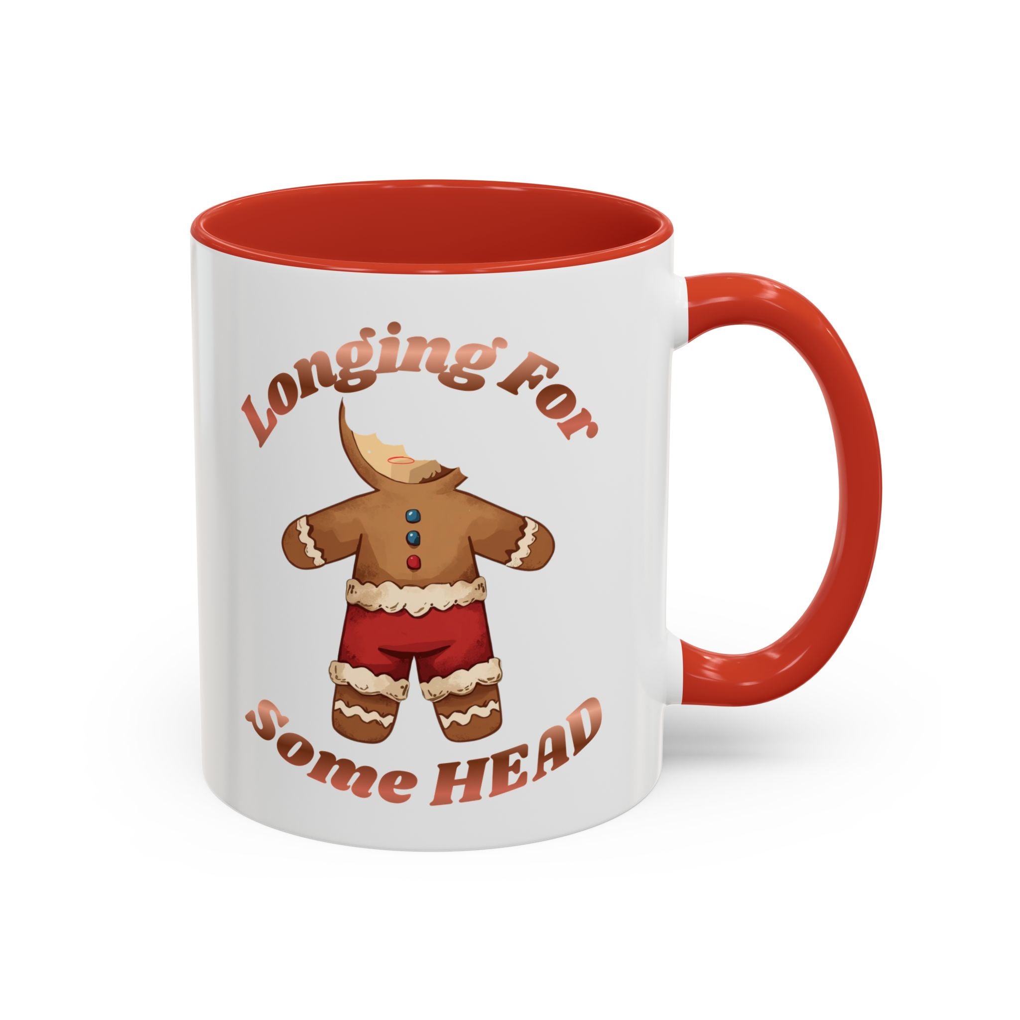 Gingerbread 'Longing For Some Head' Accent Coffee Mug (11/15oz)