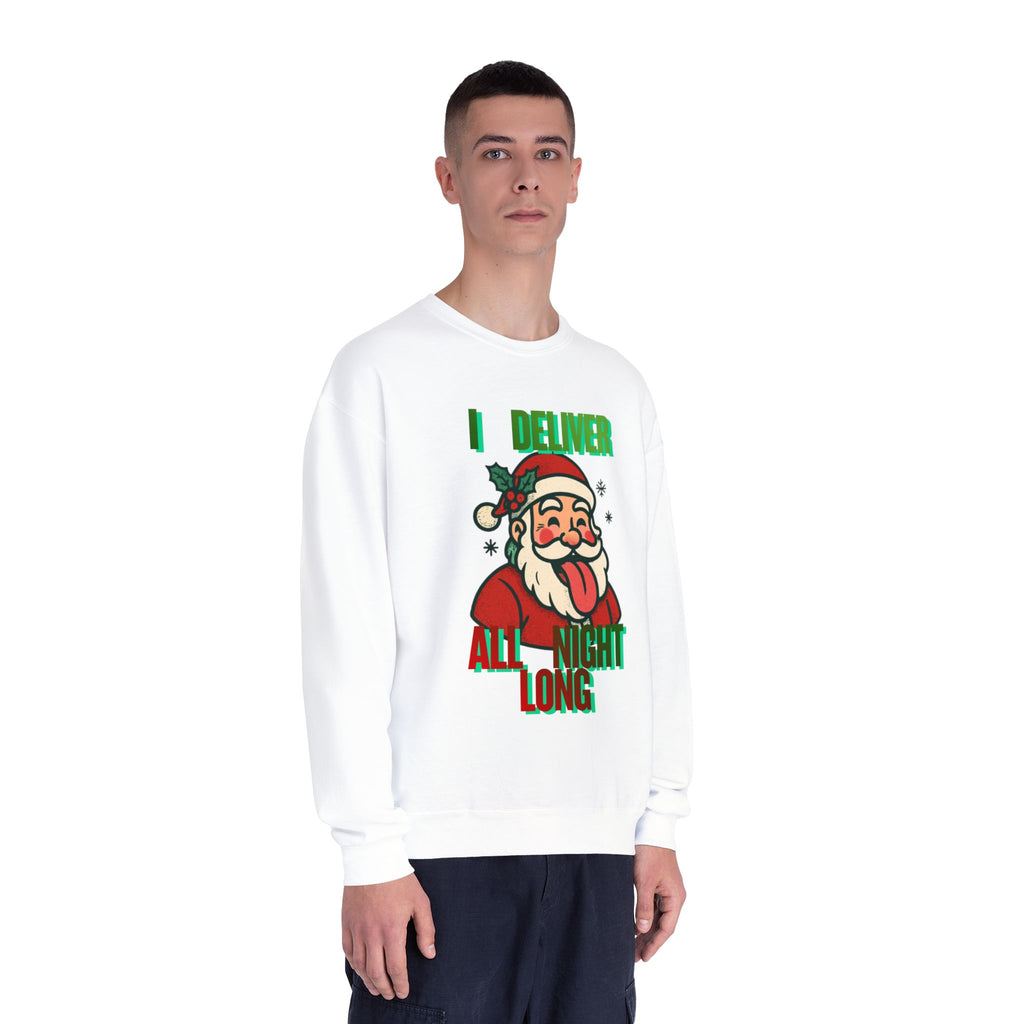Santa Claus 'I Deliver All Night Long' Christmas Sweatshirt